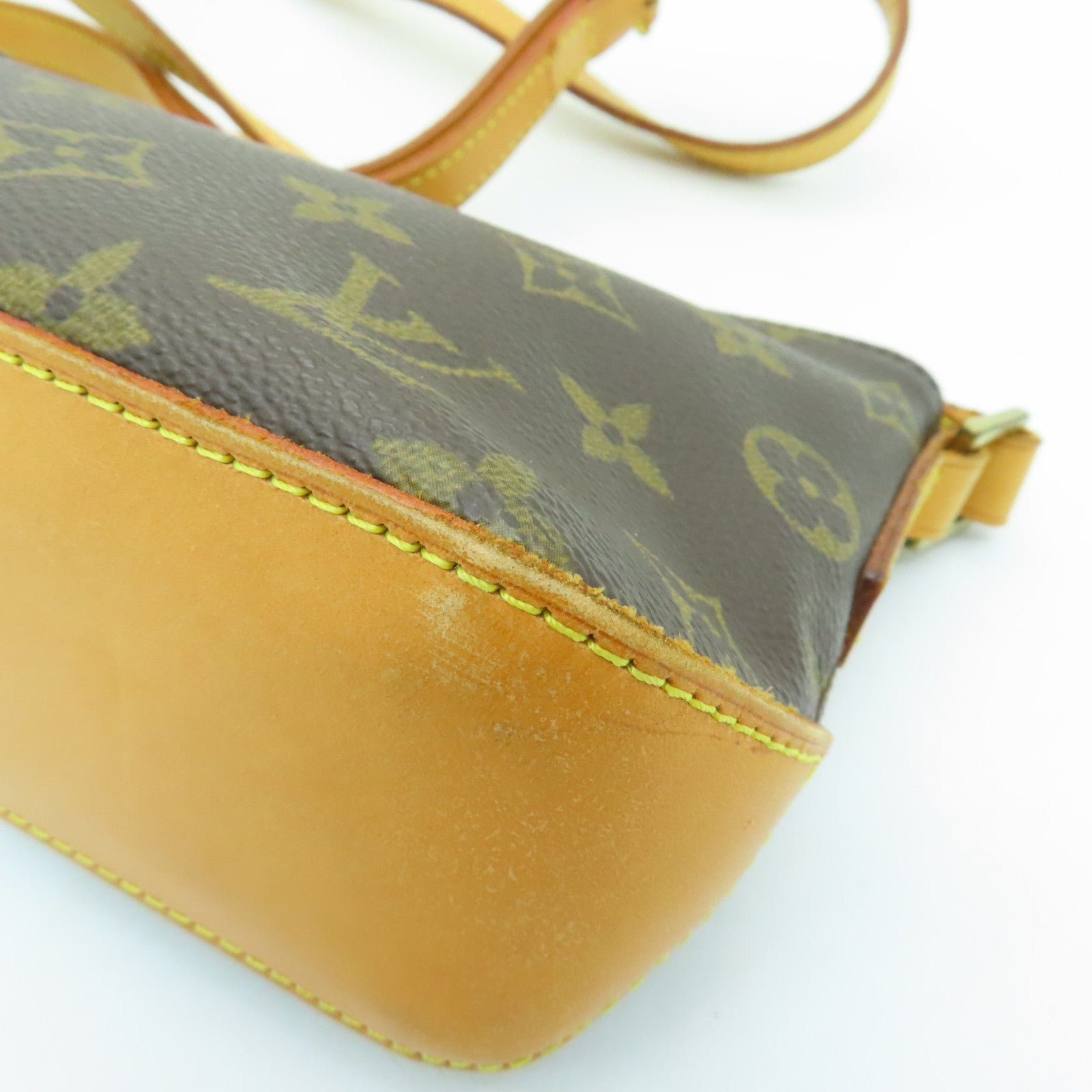 LOUIS VUITTON Monogram Trotteur金扣肩背袋啡色