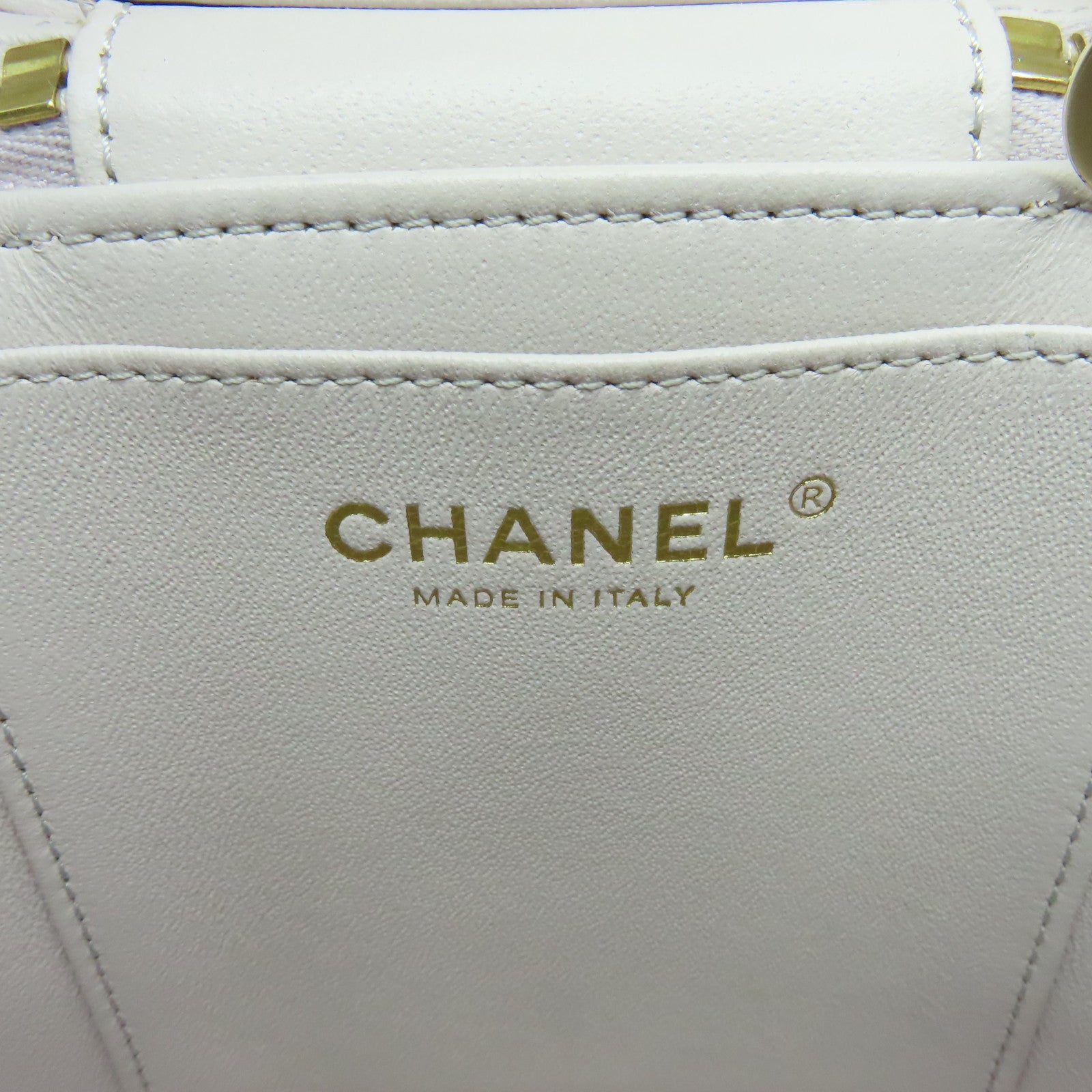 CHANEL 菱格羊皮皮革Vanity Chain Shoulder Bag金扣链带肩背袋粉红色