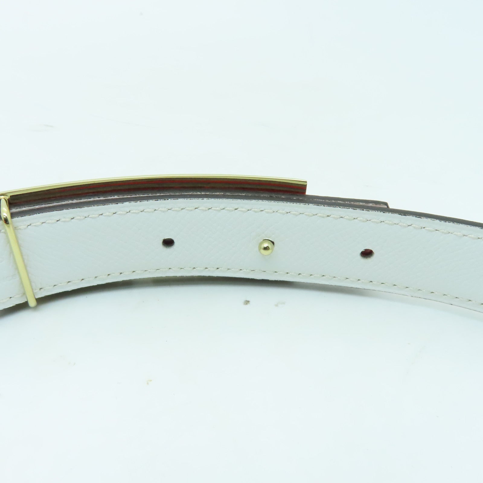HERMES Swift皮革Belt 80cm金扣皮帶Rose Jaipur粉紅色