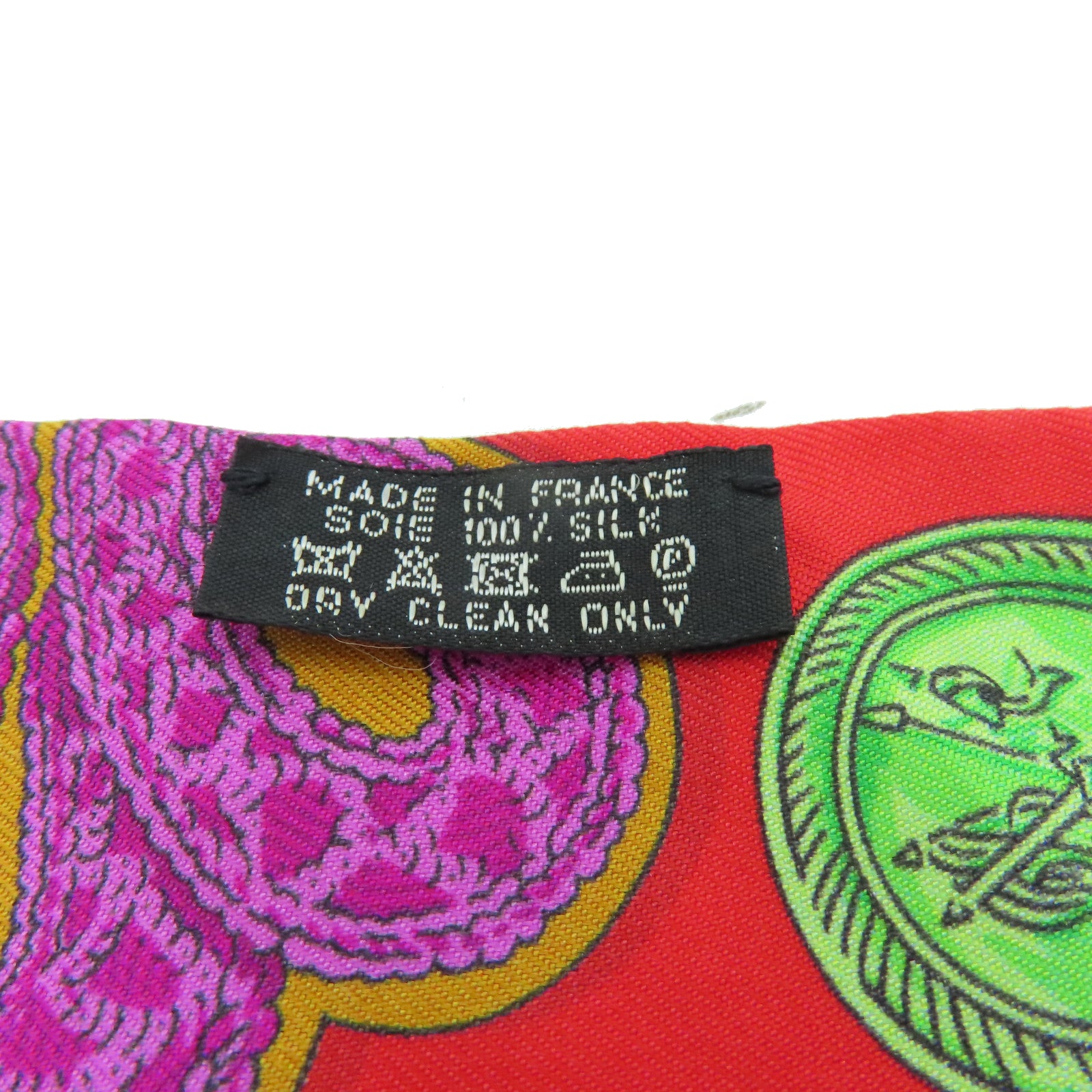 HERMES Silk Twilly Scarf Red/Color