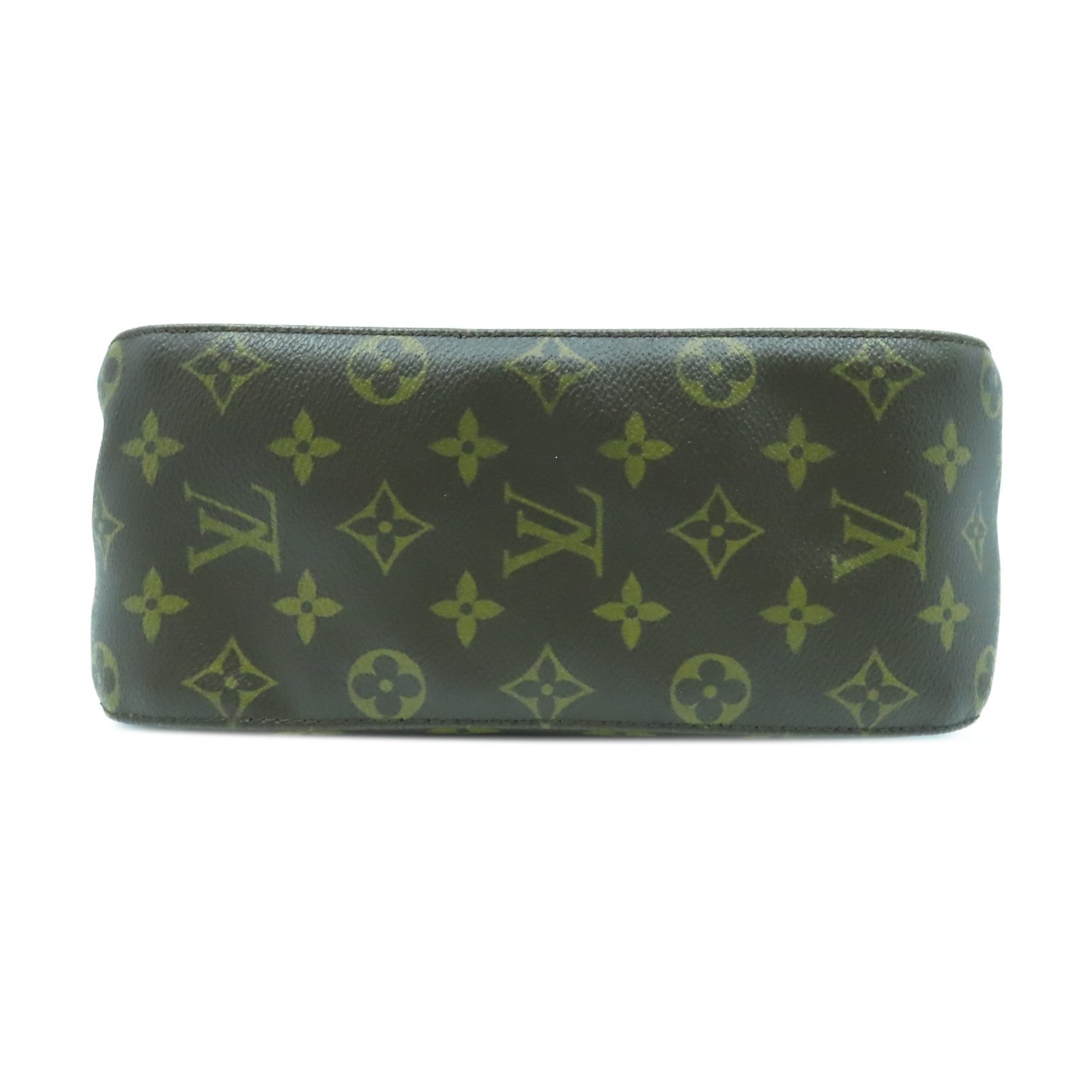 LOUIS VUITTON Monogram Looping MM金扣肩背袋啡色