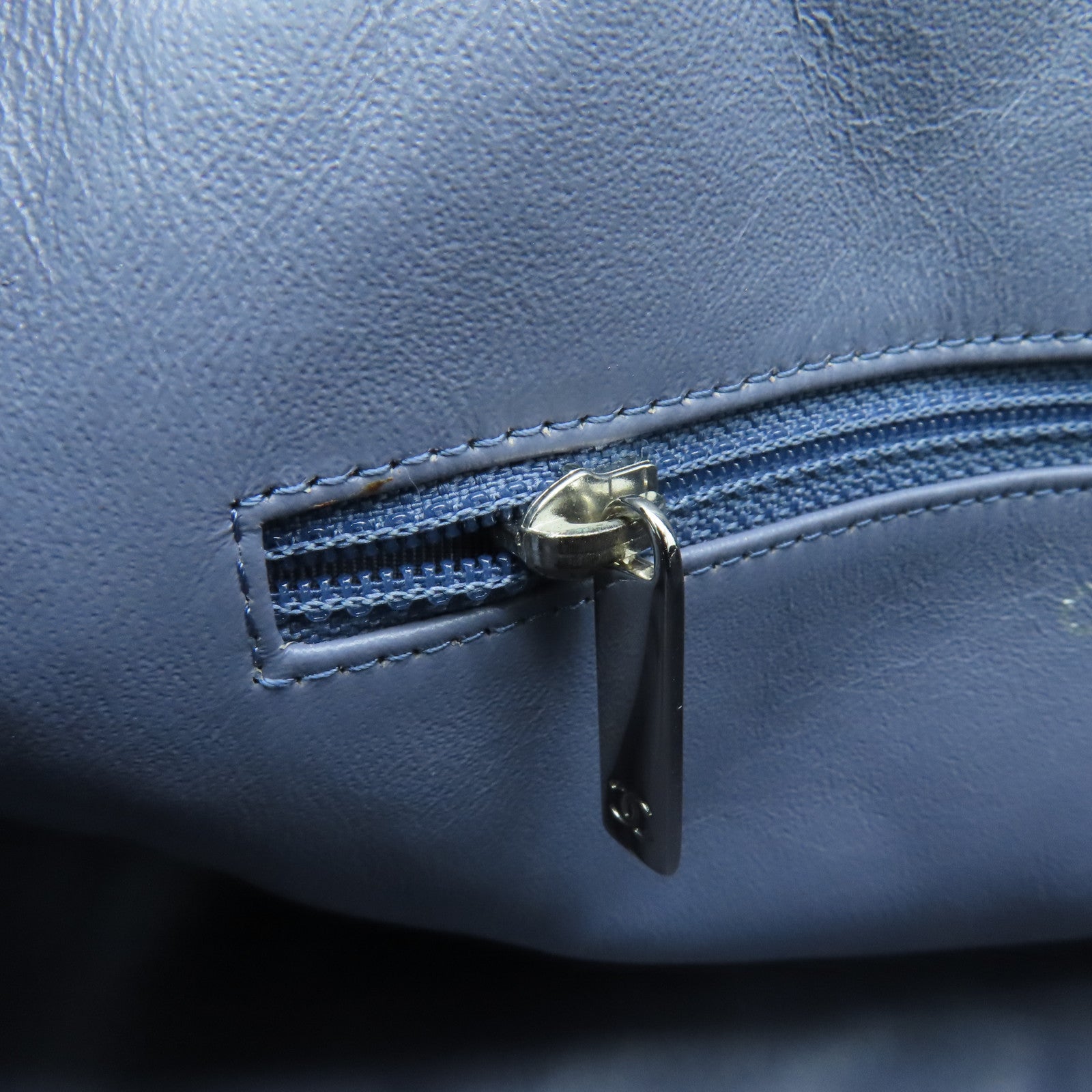 CHANEL Rhombus Sheepskin Leather Chain Shoulder Bag Silver Buckle Chain Belt Shoulder Bag Purple