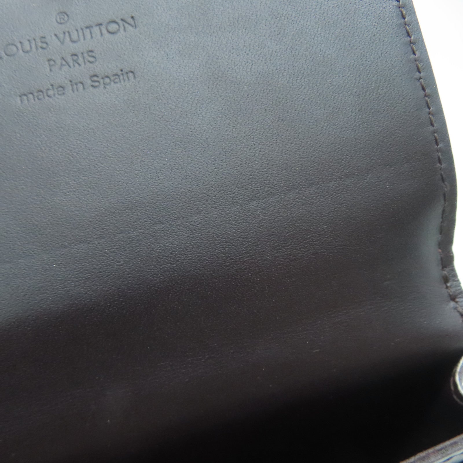 LOUIS VUITTON Monogram Vernis Card Case金扣卡片套红色