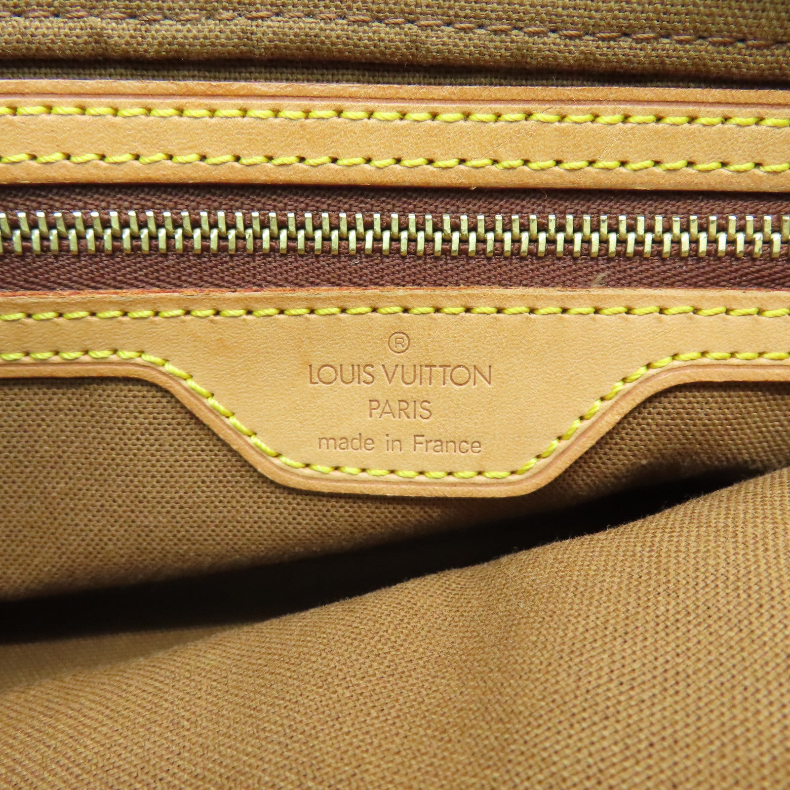 LOUIS VUITTON Monogram Trotteur金扣肩背袋啡色