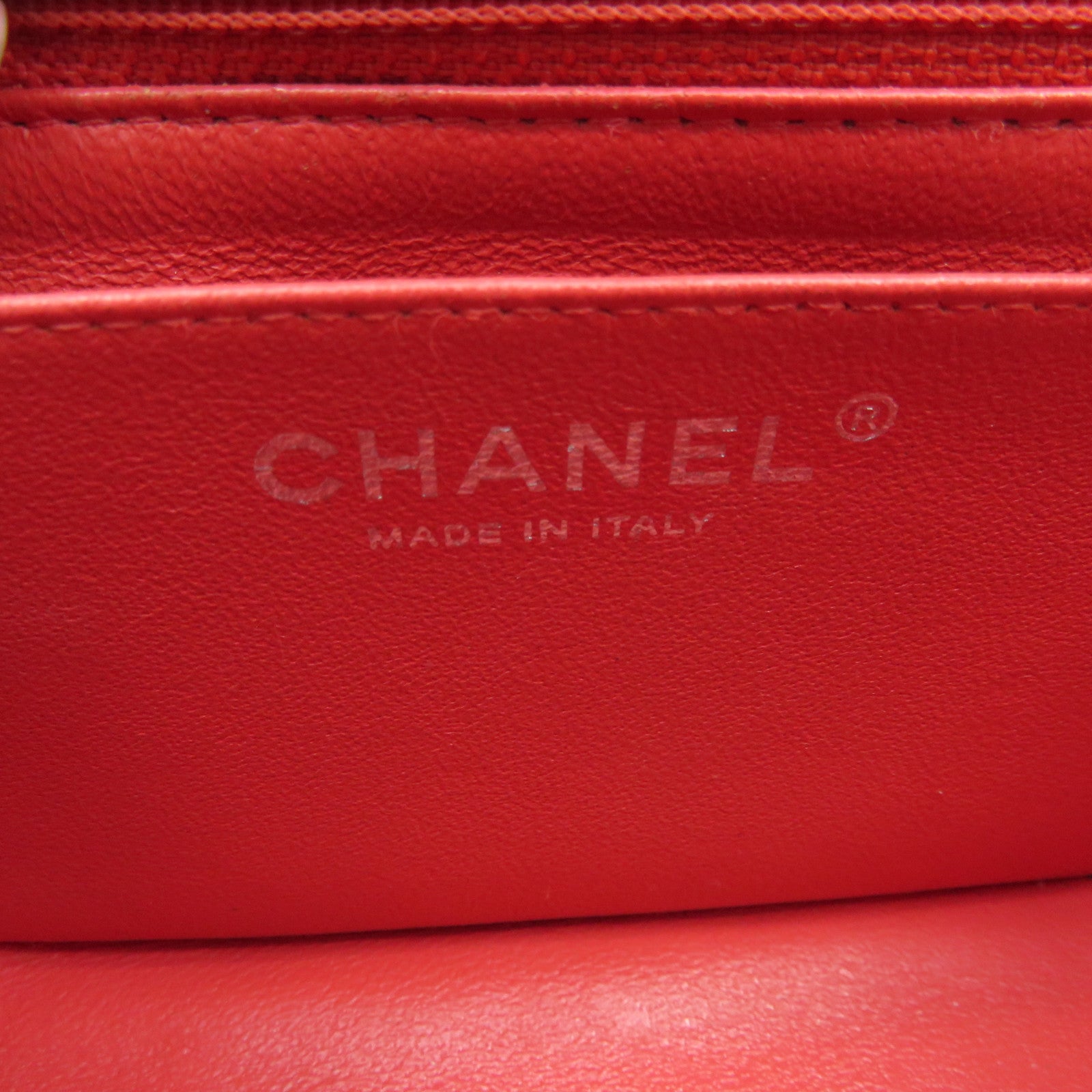 CHANEL 【激减优惠】菱格漆皮皮革Chain Shoulder银扣链带肩背袋粉红色