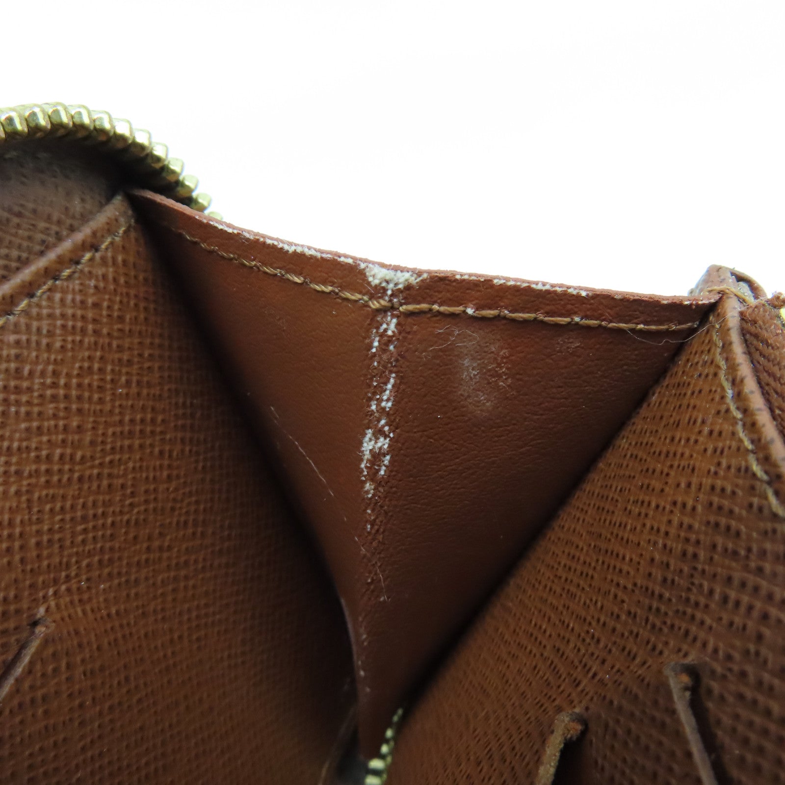LOUIS VUITTON Monogram Zippy Wallet金扣長錢包啡色