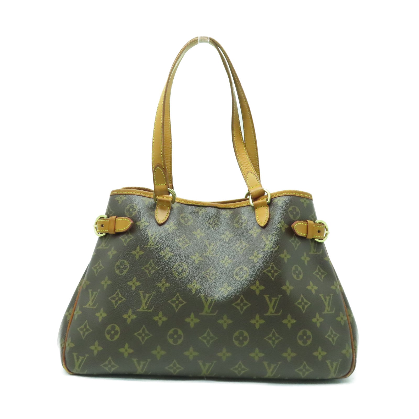 LOUIS VUITTON Monogram Batignolles Horizontal金扣肩背袋啡色