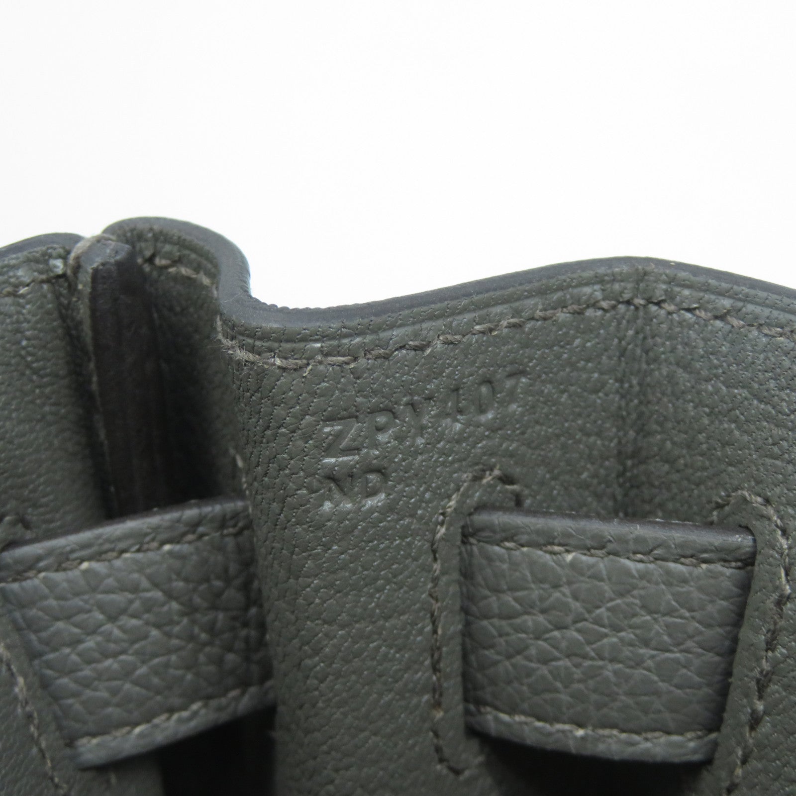 HERMES Clemence皮革Kelly 28金扣手挽肩背兩用袋Etoupe大象灰色