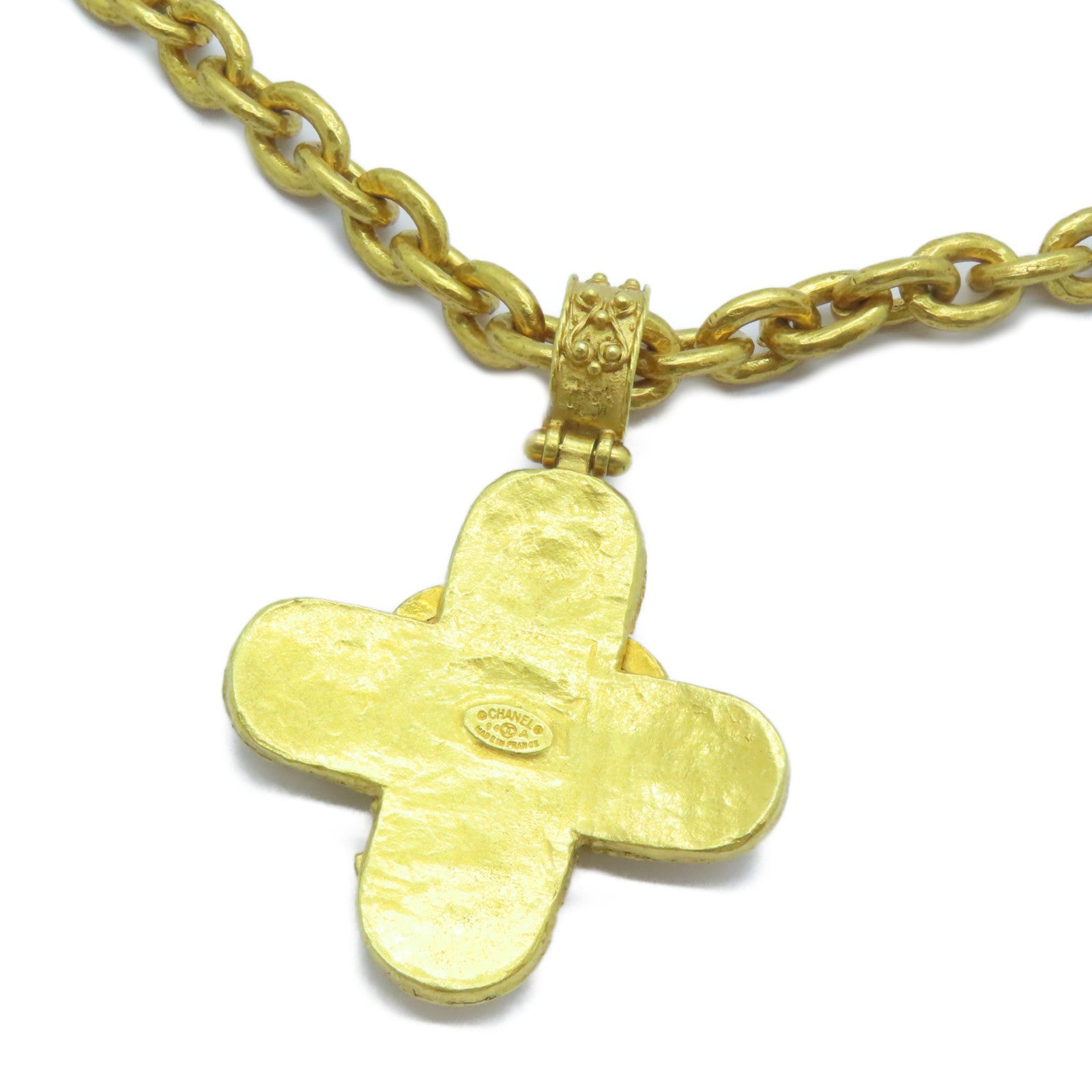CHANEL 金屬Necklace項鍊金色