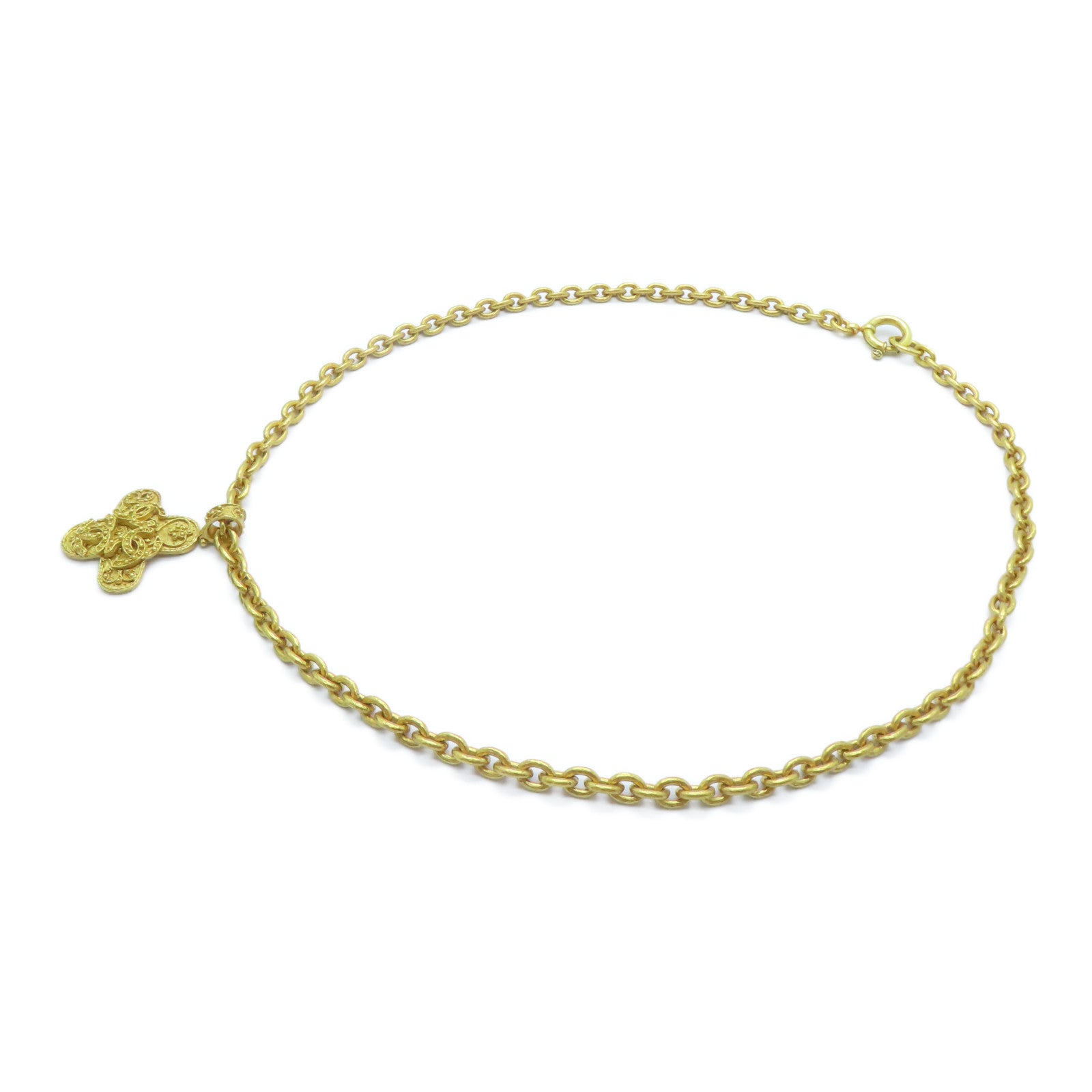 CHANEL 金屬Necklace項鍊金色