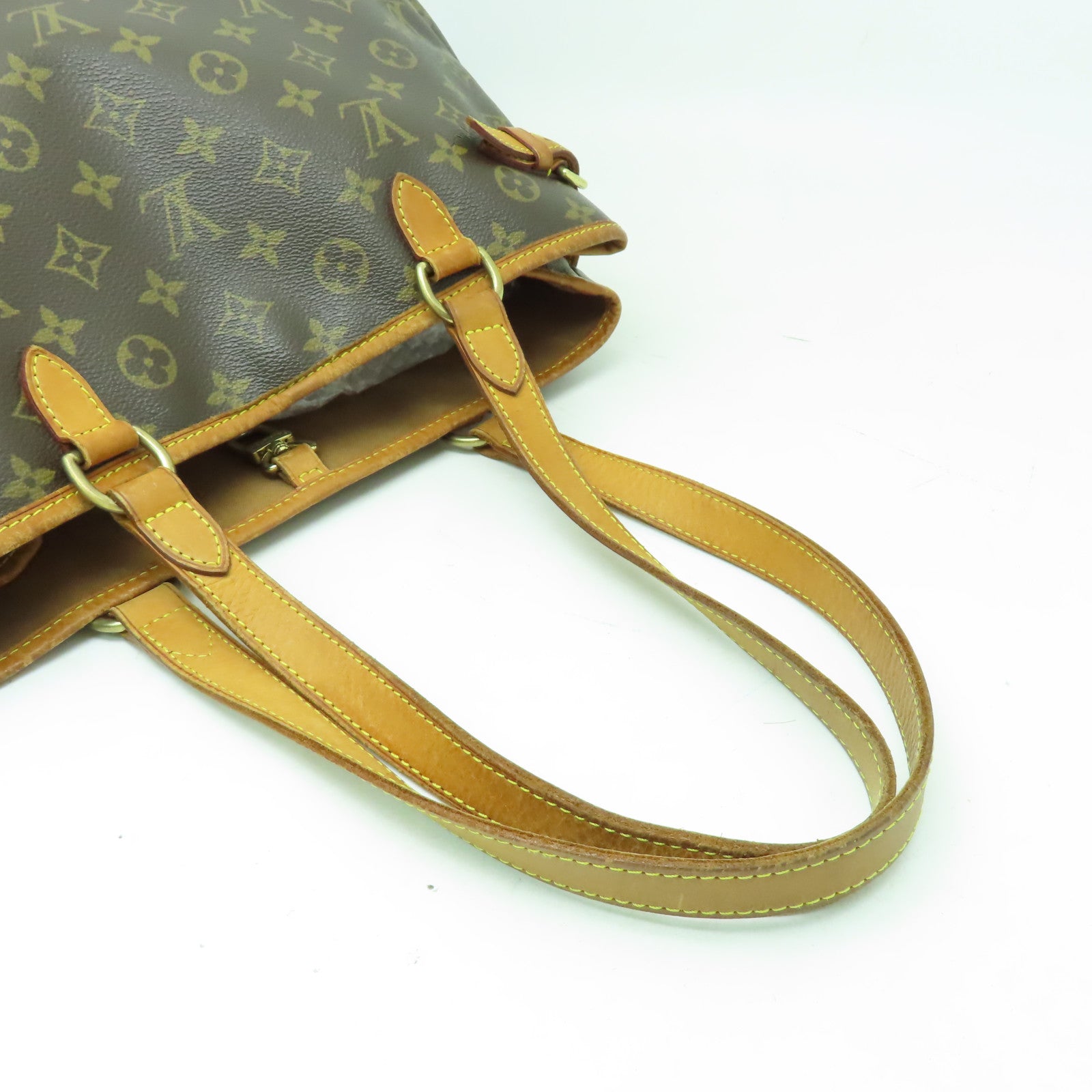 LOUIS VUITTON Monogram Batignolles Horizontal金扣肩背袋啡色