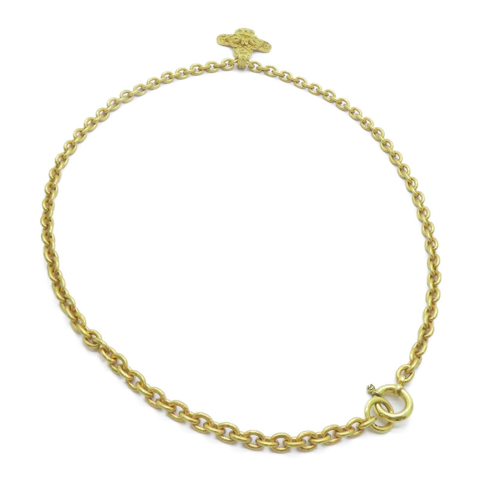 CHANEL 金屬Necklace項鍊金色
