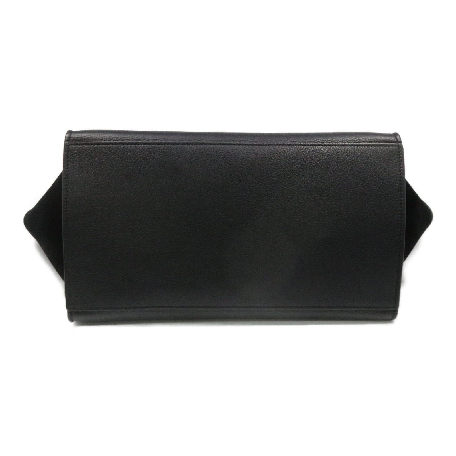 CELINE [Sharp Discount] Cowhide Leather/Suede Leather 2 Way Shoulder Handle Shoulder Bag Black
