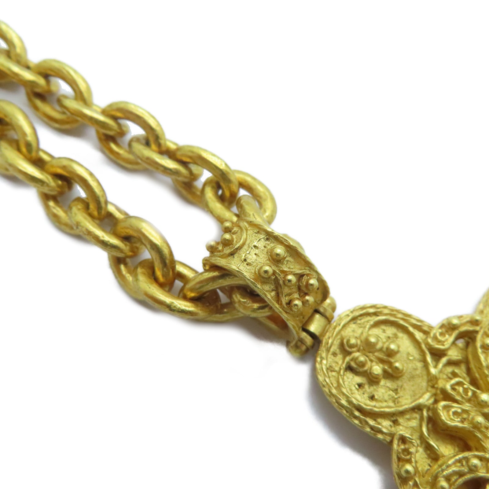 CHANEL 金屬Necklace項鍊金色