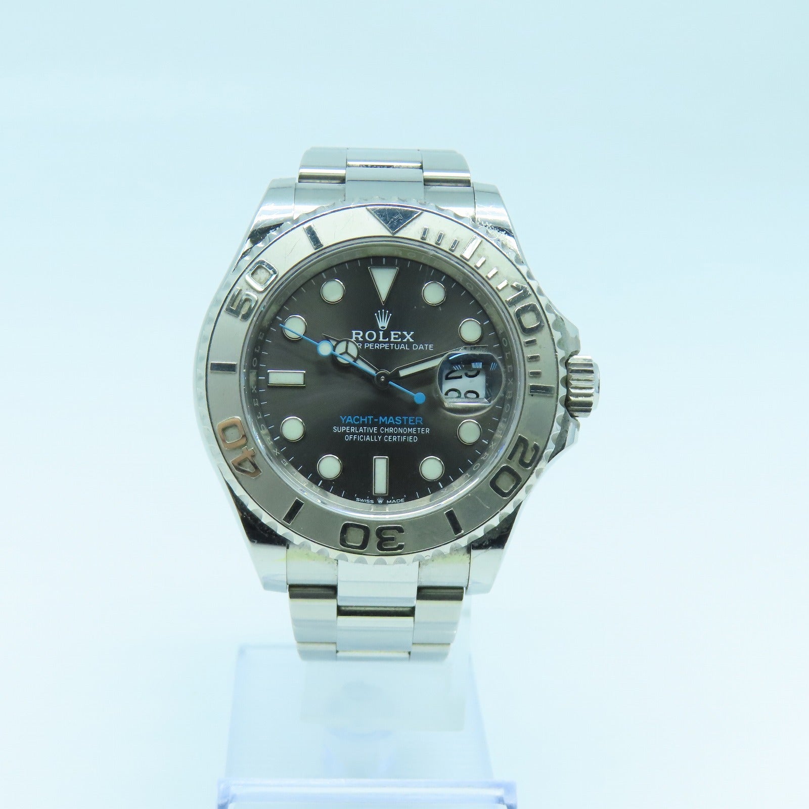 ROLEX Yacht Master Watch Stainless Steel Automatic Movement Watch Gray/Silver