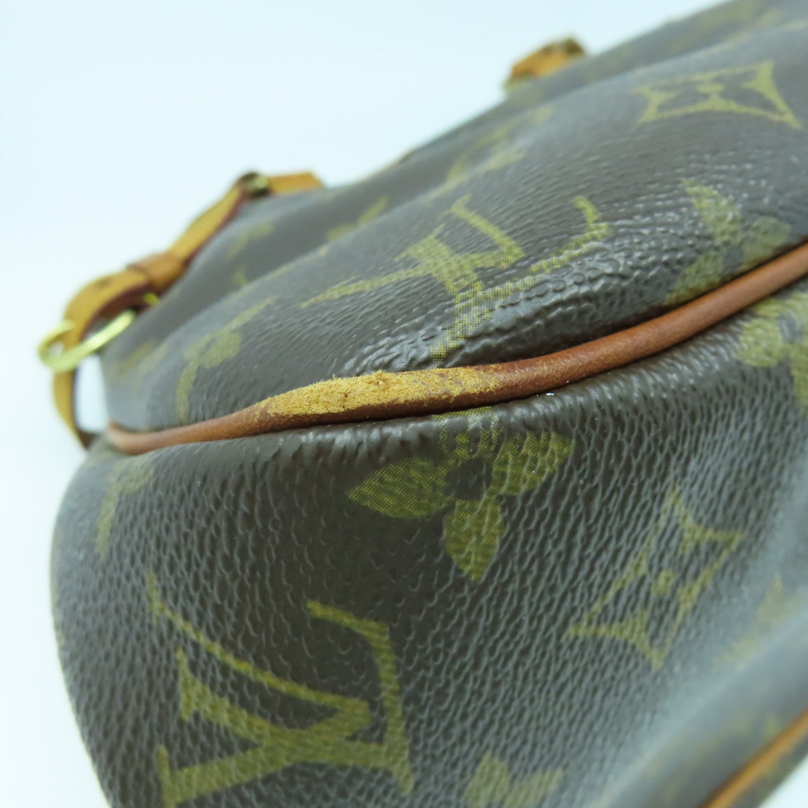 LOUIS VUITTON Monogram Batignolles Horizontal金扣肩背袋啡色