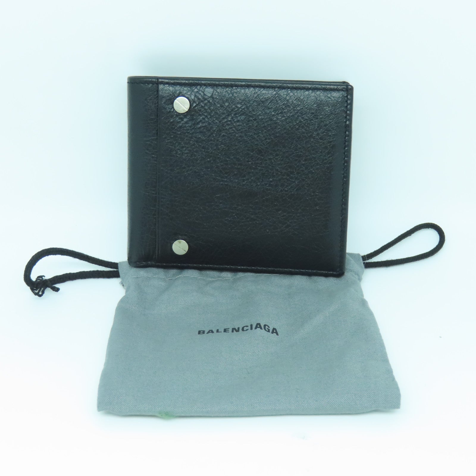 BALENCIAGA 牛皮皮革Wallet钱包黑色