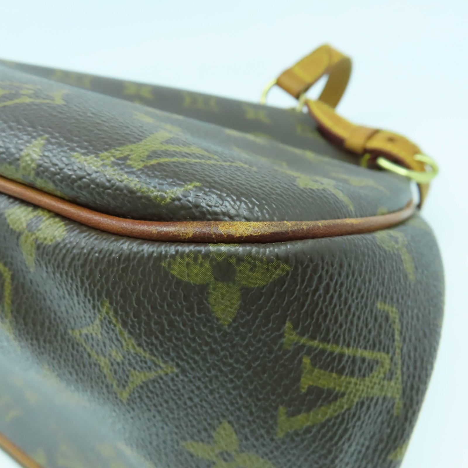 LOUIS VUITTON Monogram Batignolles Horizontal金扣肩背袋啡色