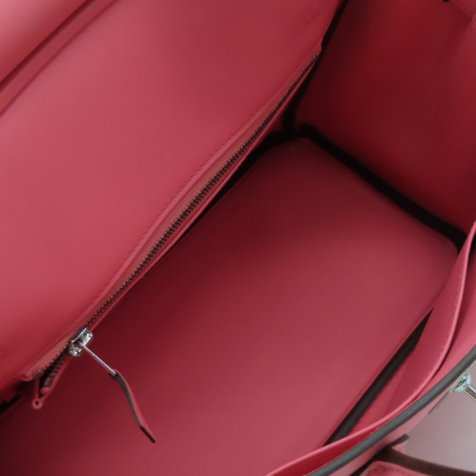 HERMES Swift皮革Birkin 25銀扣手挽袋Rose Azalee杜鵑粉色