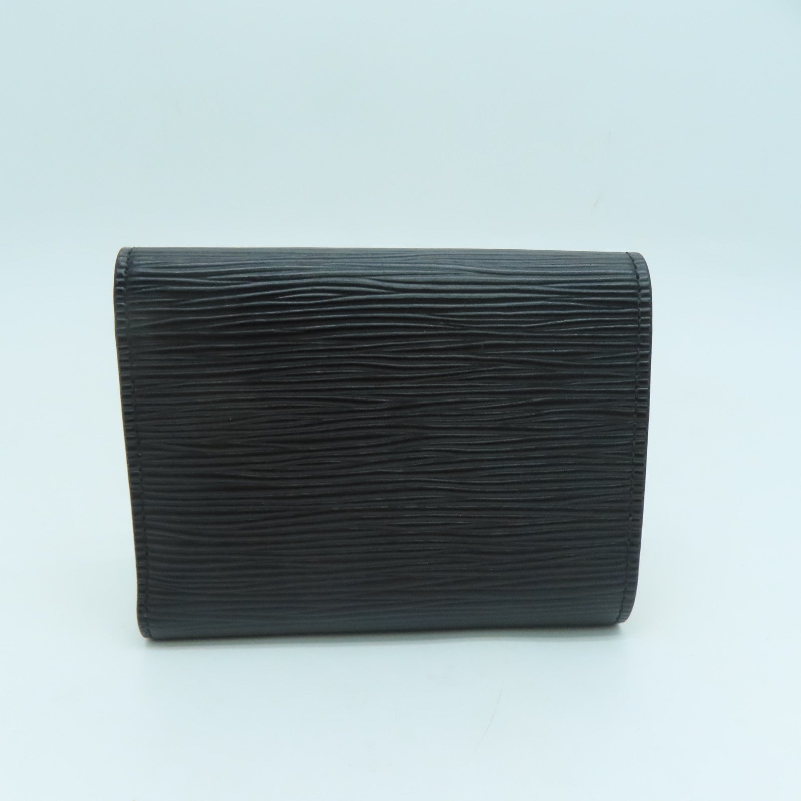 LOUIS VUITTON Epi Grenelle Wallet银扣钱包黑色