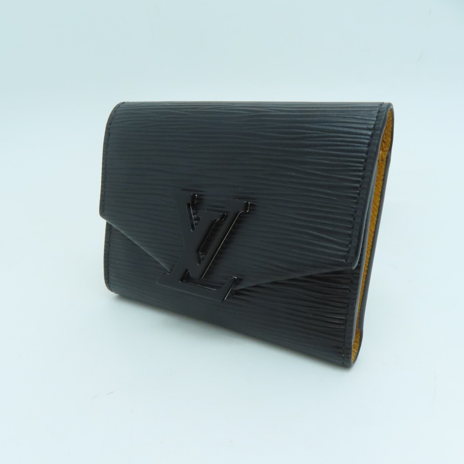 LOUIS VUITTON Epi Grenelle Wallet银扣钱包黑色