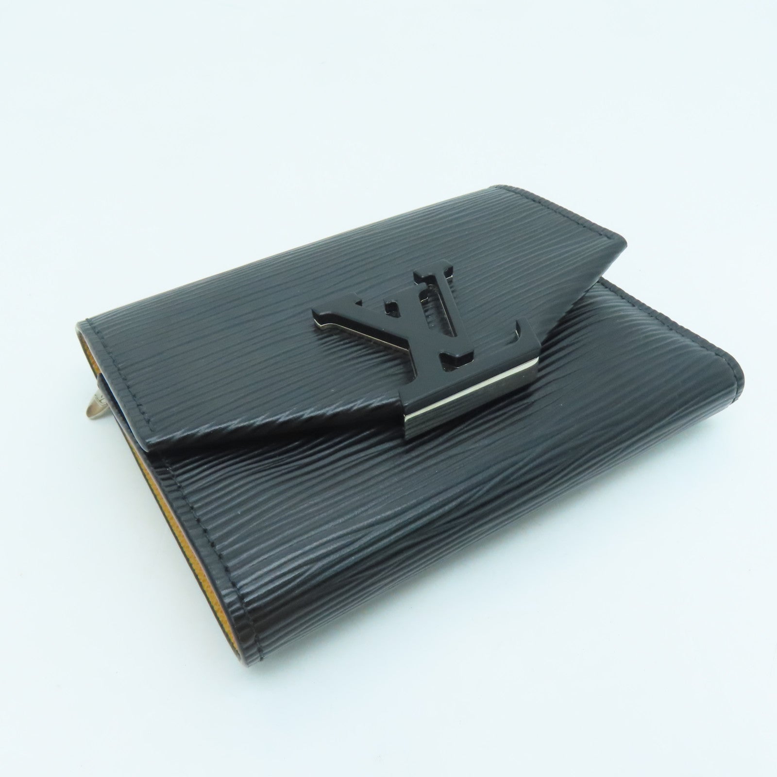LOUIS VUITTON Epi Grenelle Wallet银扣钱包黑色