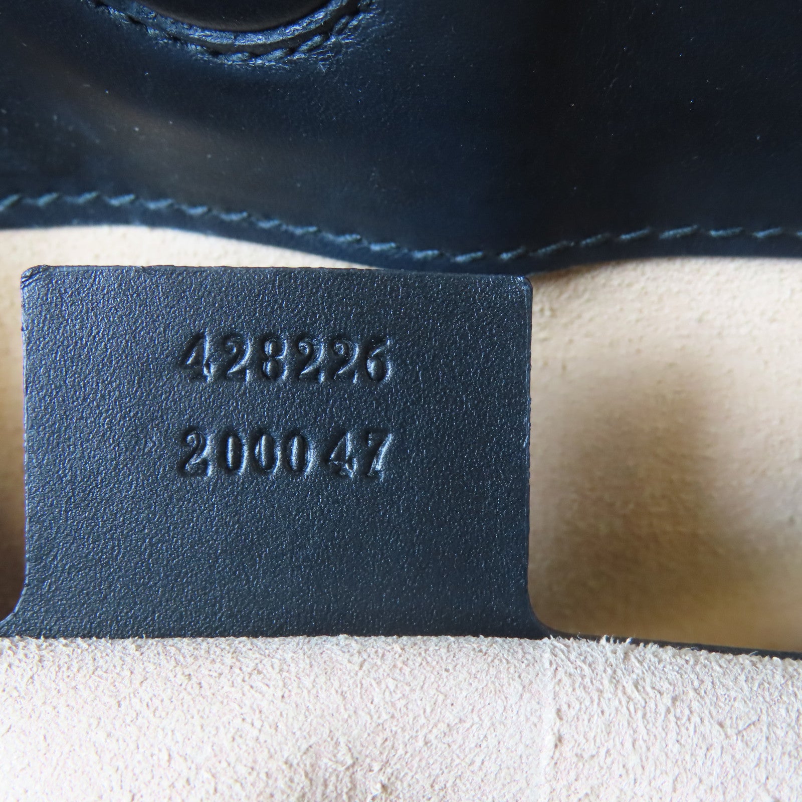 GUCCI 牛皮皮革2 Way Shoulder金扣手挽肩背兩用袋黑色