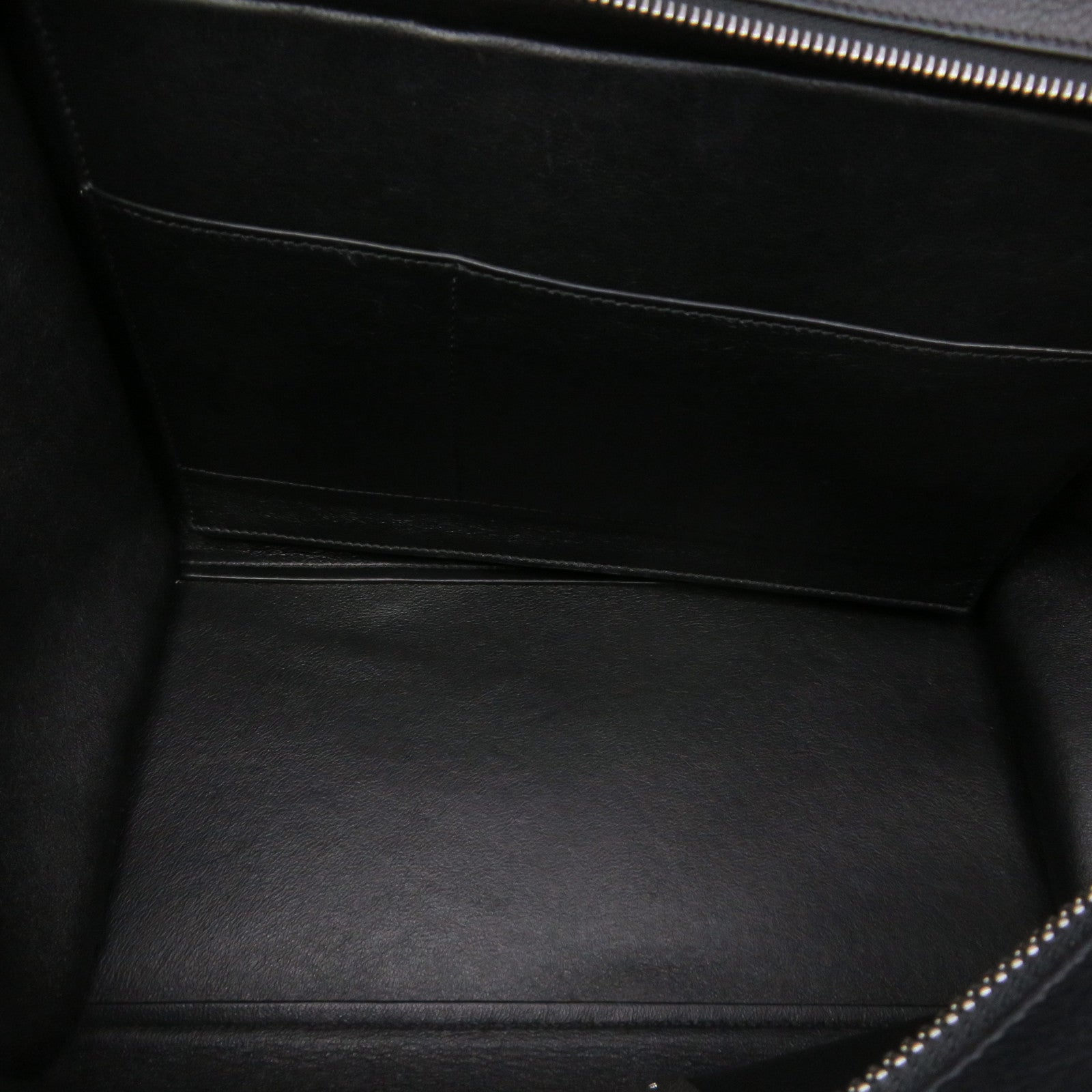 CELINE [Sharp Discount] Cowhide Leather/Suede Leather 2 Way Shoulder Handle Shoulder Bag Black