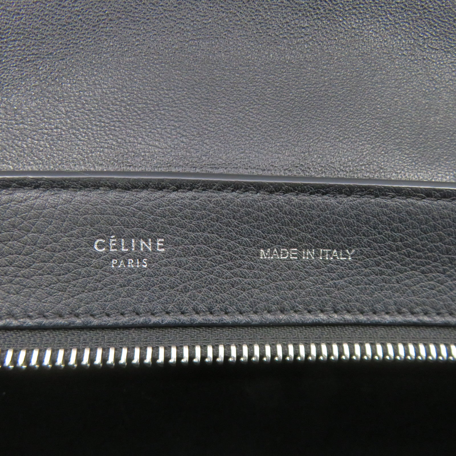 CELINE [Sharp Discount] Cowhide Leather/Suede Leather 2 Way Shoulder Handle Shoulder Bag Black