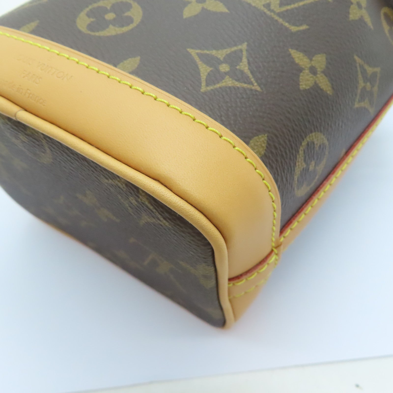 LOUIS VUITTON Monogram Nano Noe金扣手挽肩背兩用袋啡色