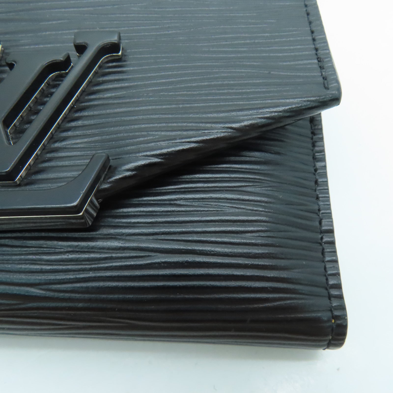 LOUIS VUITTON Epi Grenelle Wallet银扣钱包黑色