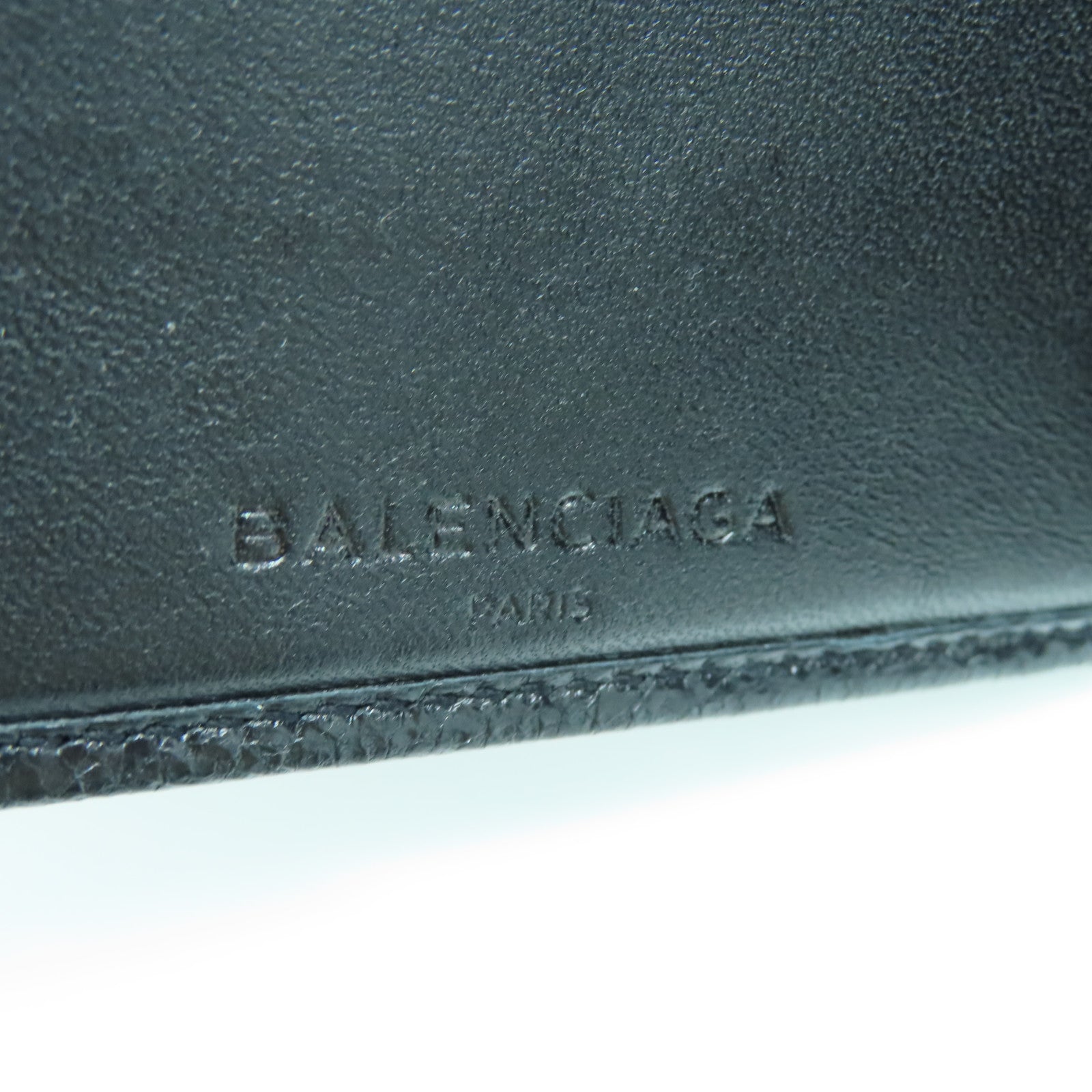 BALENCIAGA 牛皮皮革Wallet钱包黑色