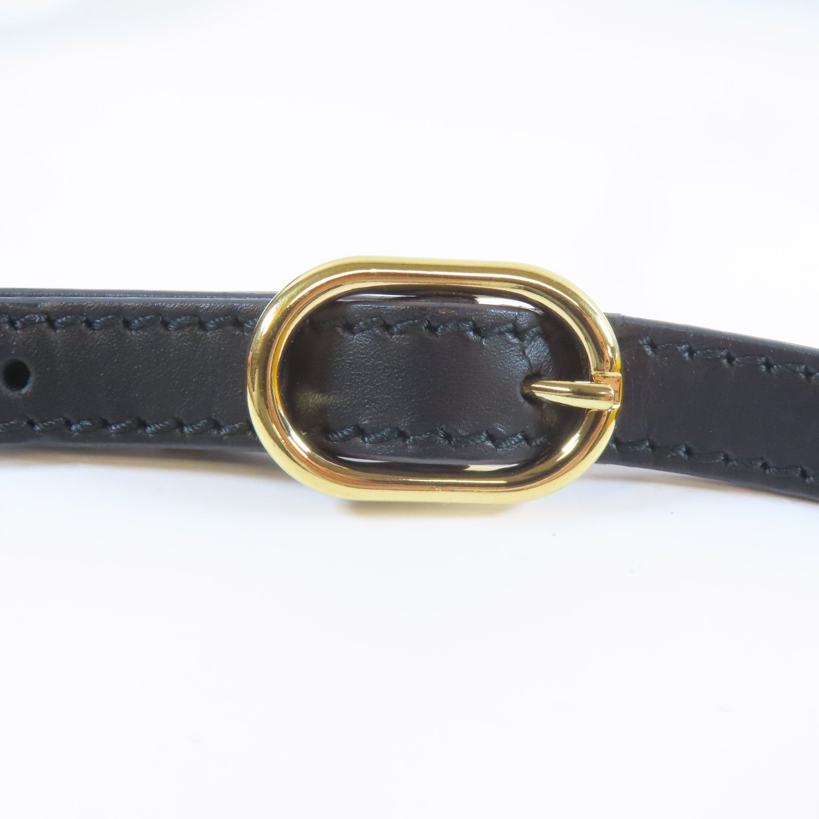 GUCCI 牛皮皮革2 Way Shoulder金扣手挽肩背兩用袋黑色