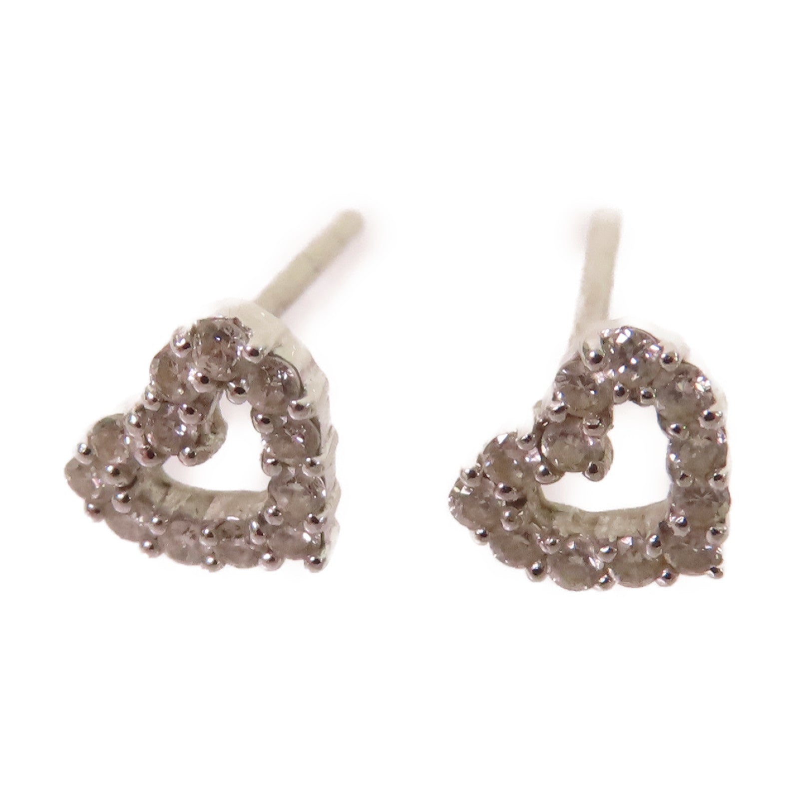 JEWELRY 18K白金/0.11ct鑽石Diamond Earrings耳環