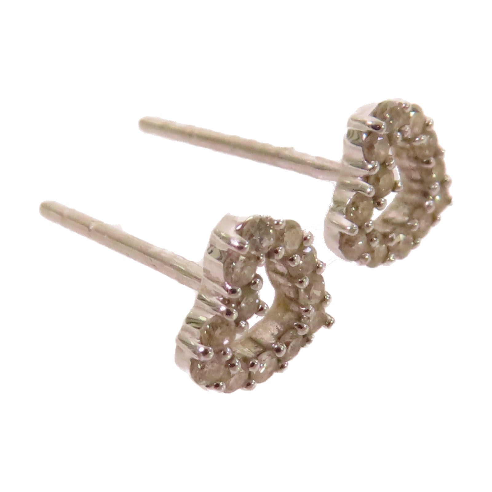 JEWELRY 18K白金/0.11ct鑽石Diamond Earrings耳環