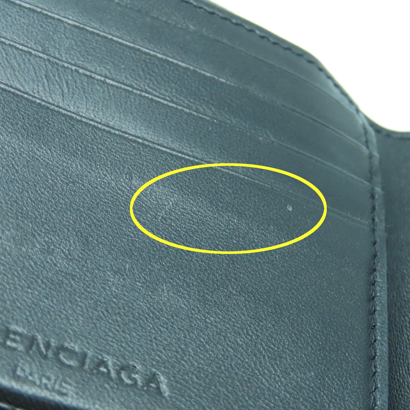 BALENCIAGA 牛皮皮革Wallet钱包黑色