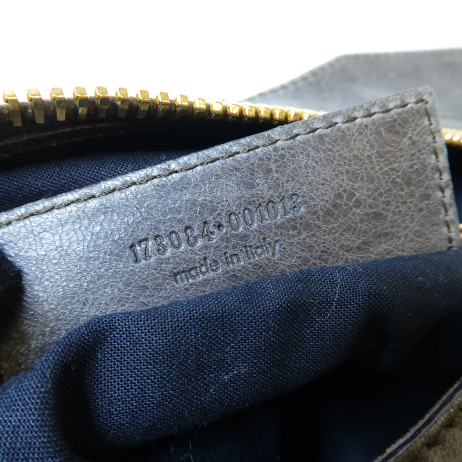 BALENCIAGA 皮革Giant City金扣手挽肩背兩用袋深灰色