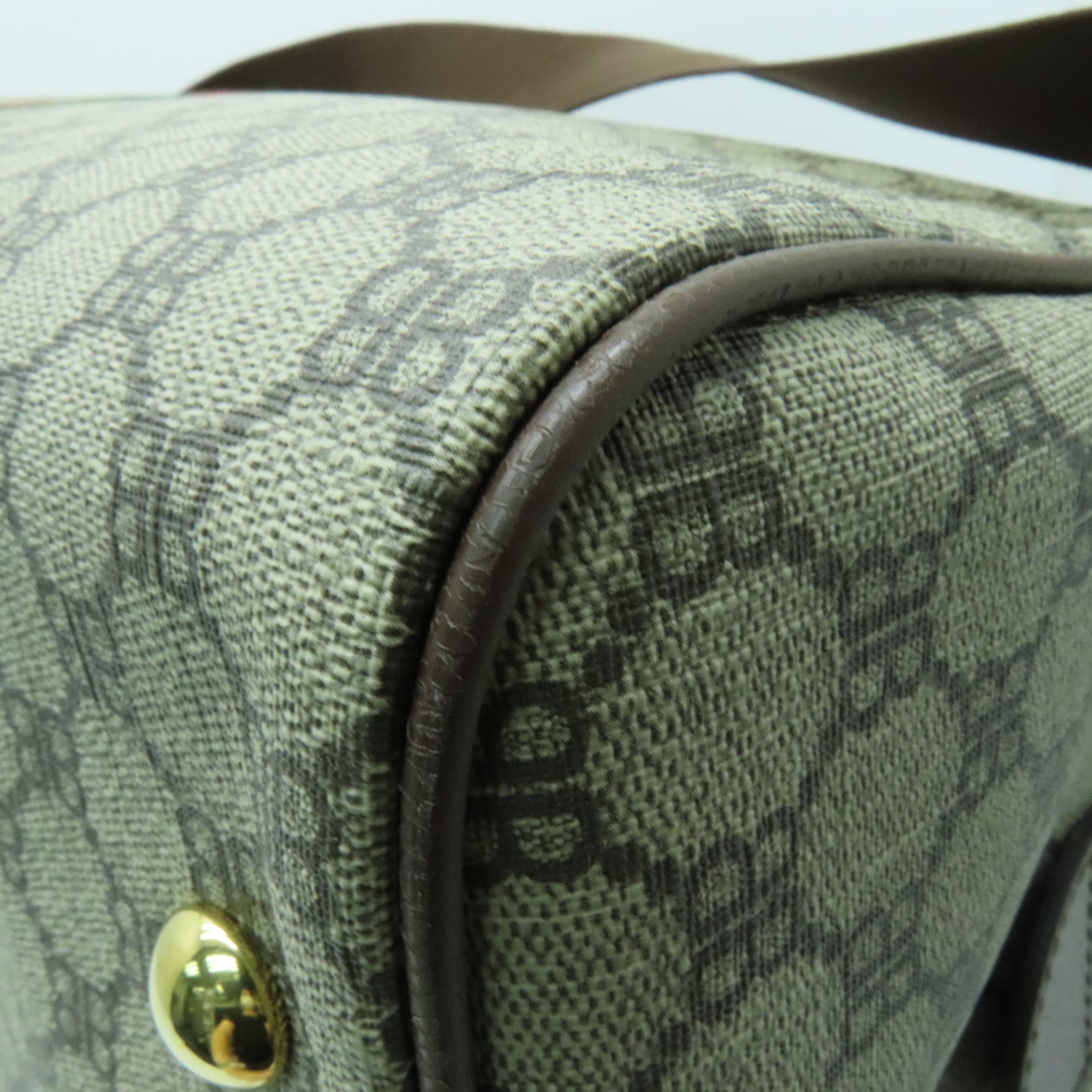 BALENCIAGA 【激減優惠】塗層帆布2 way Shoulder金扣手挽肩背兩用袋啡色