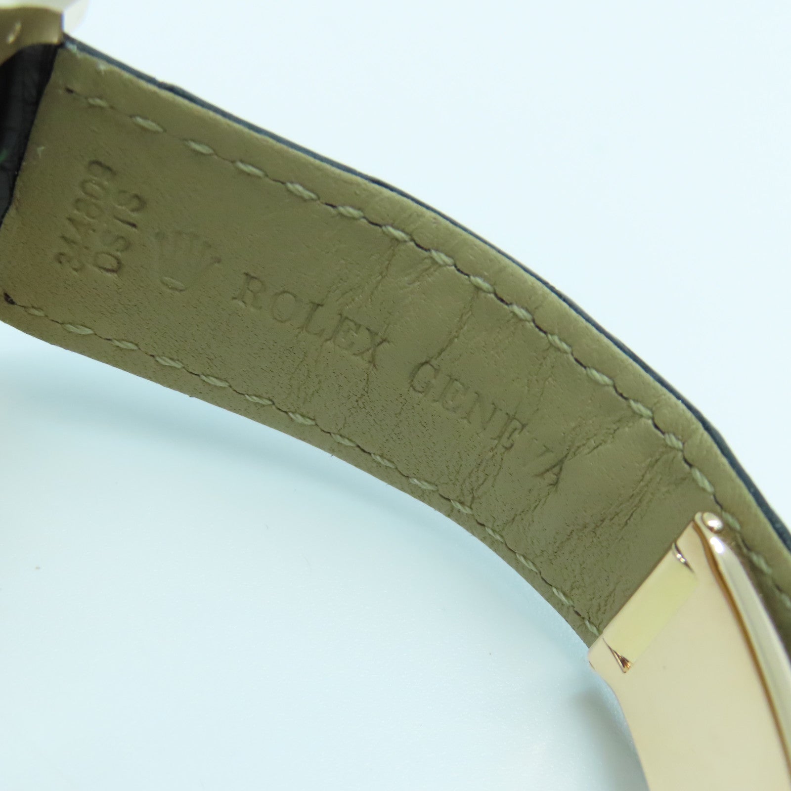 ROLEX Daytona 40mm Leather Strap/18K Rose Gold Watch Automatic Movement Black