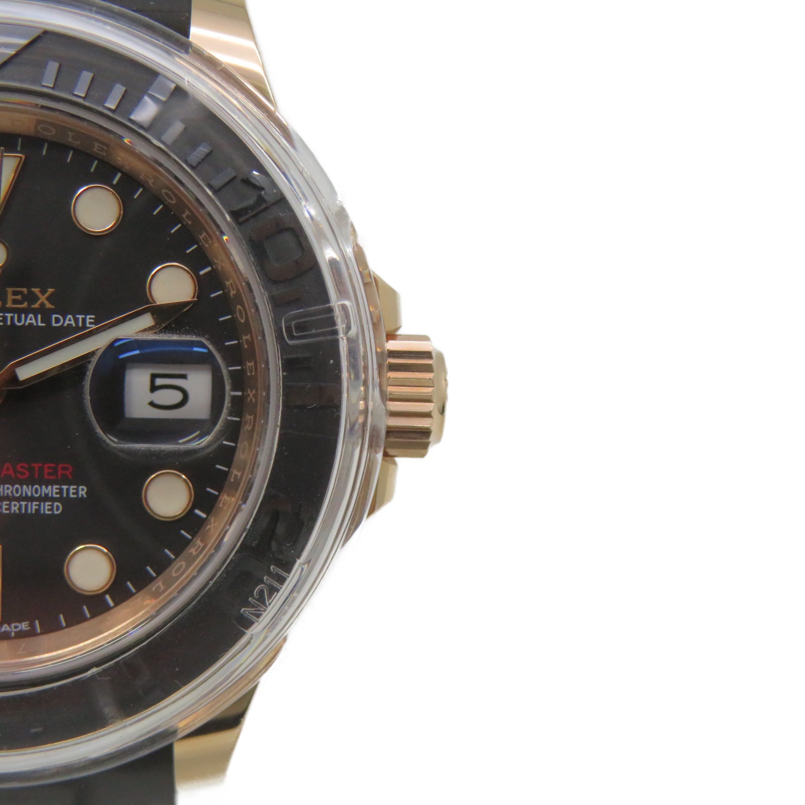 ROLEX 【激減優惠】Yacht Master 40mm 18K玫瑰金手錶自動機芯黑色