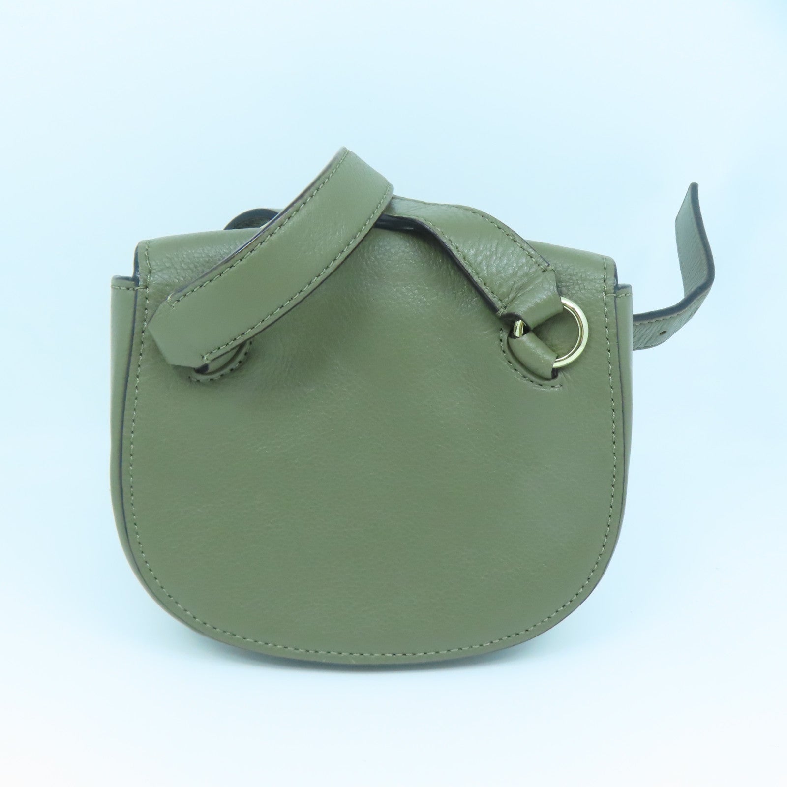 Kate Spade 牛皮皮革Waist Bag金扣腰包綠色