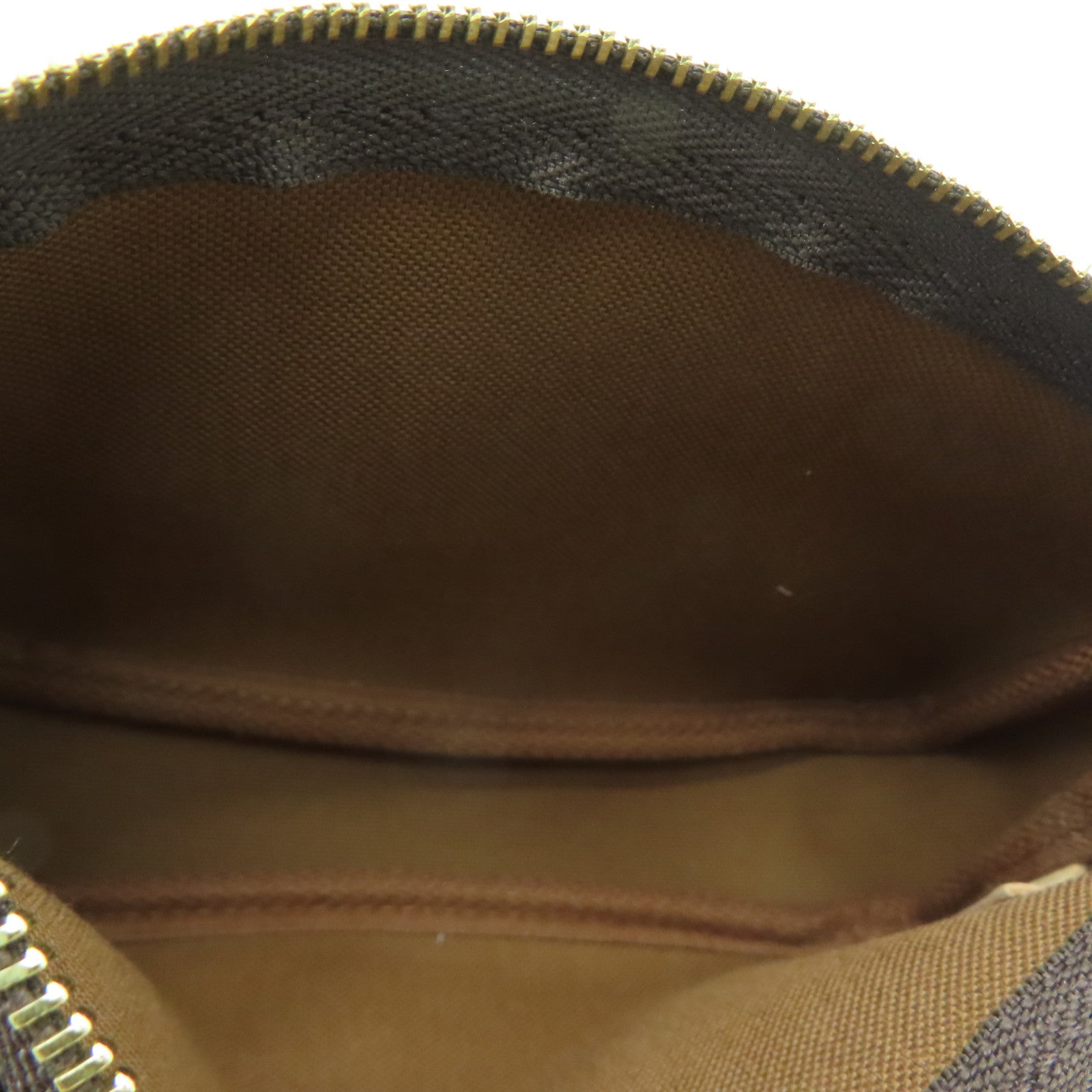 LOUIS VUITTON 【激減優惠】Monogram Mini Pochette金扣手拿包啡色