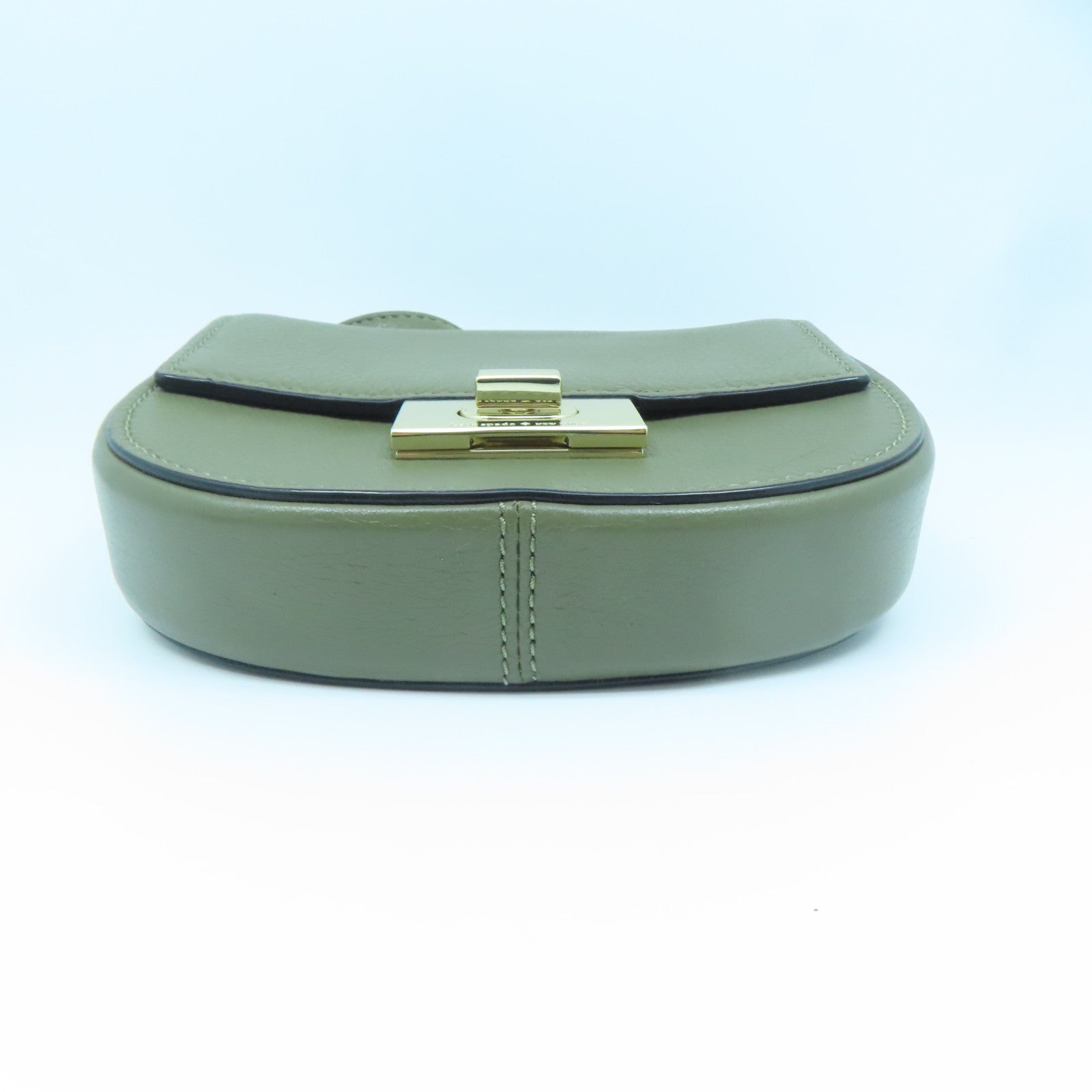 Kate Spade 牛皮皮革Waist Bag金扣腰包綠色