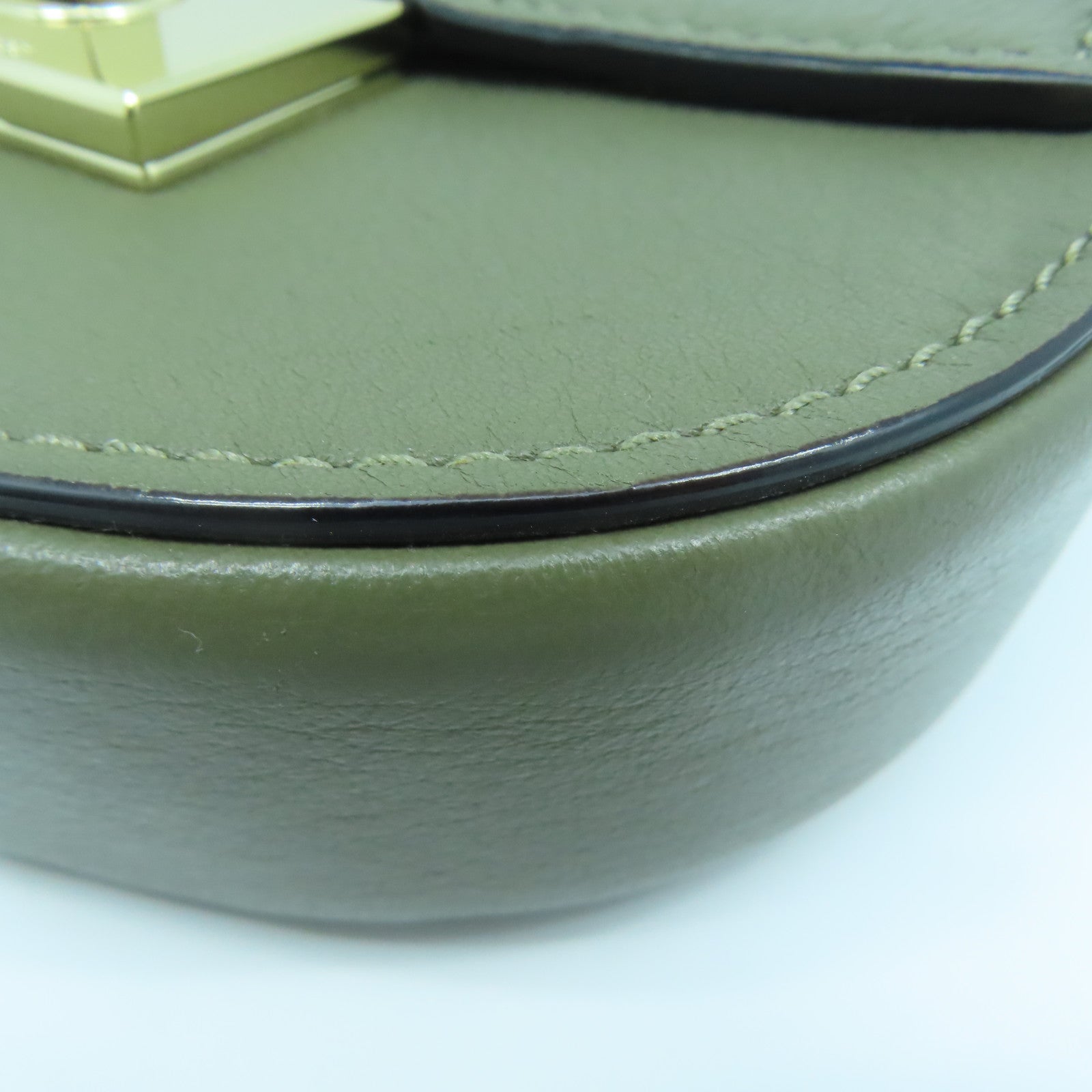 Kate Spade 牛皮皮革Waist Bag金扣腰包綠色