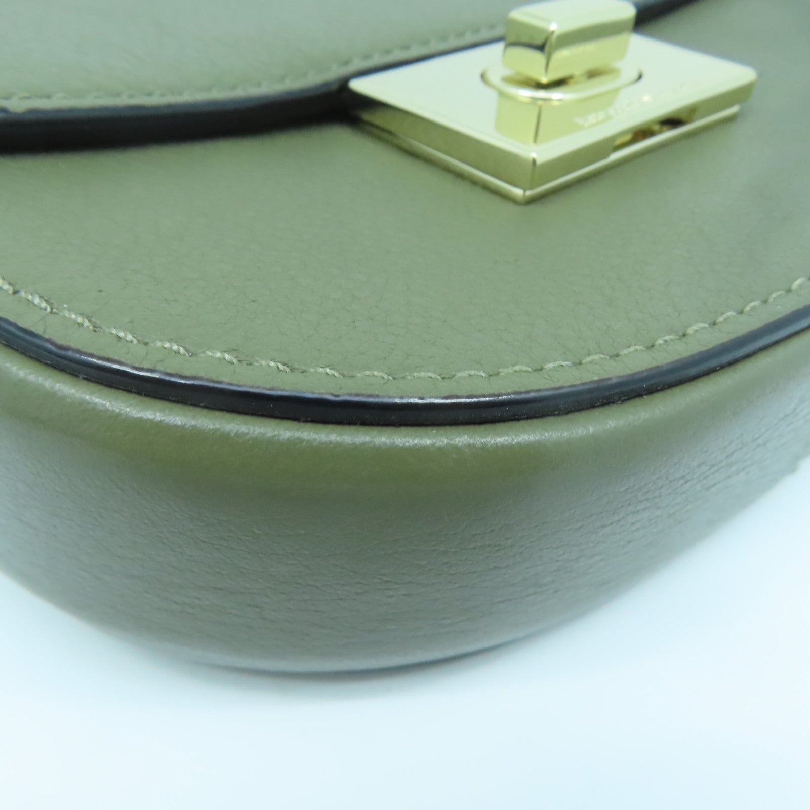 Kate Spade 牛皮皮革Waist Bag金扣腰包綠色