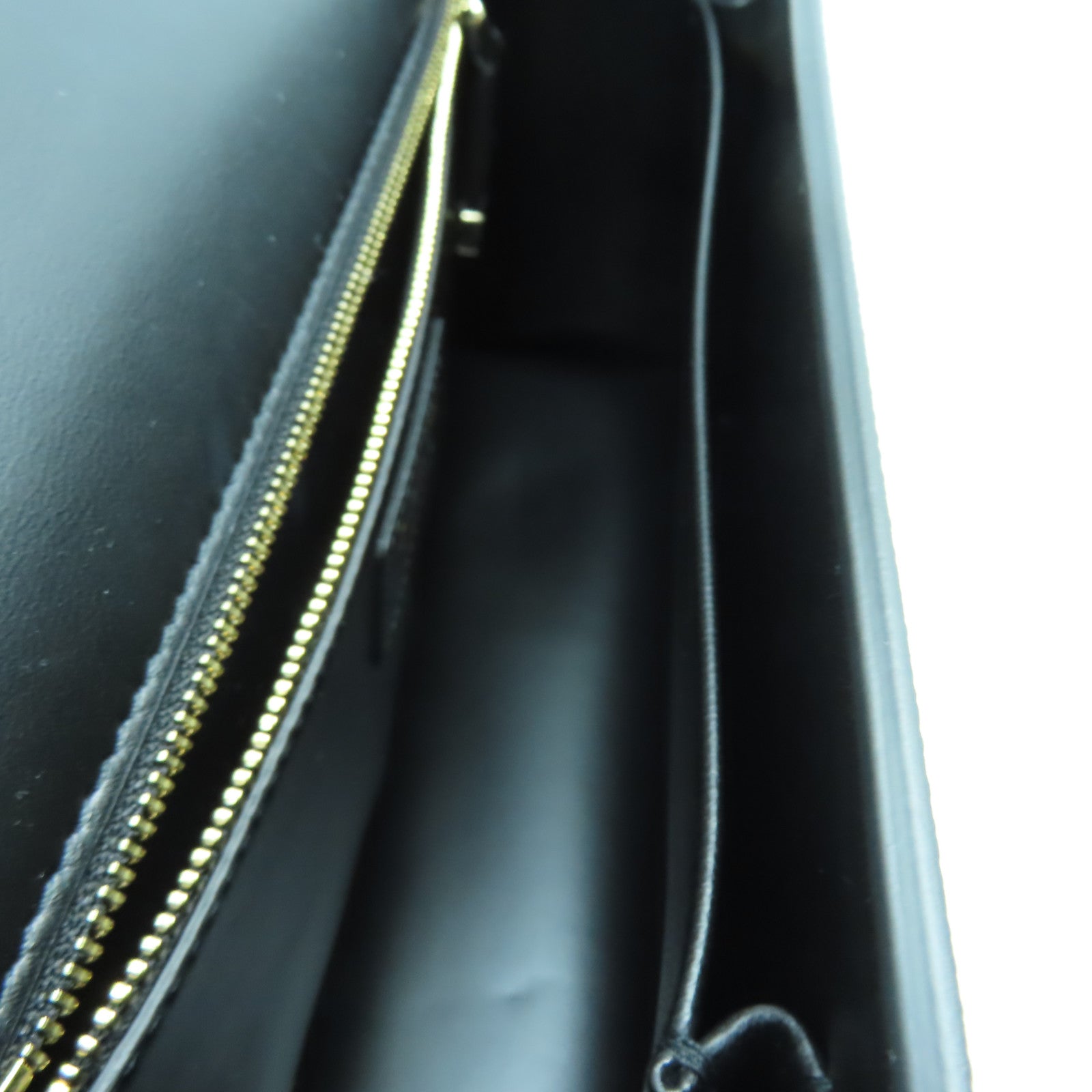 Dior 牛皮皮革30 Montaigne金扣鏈帶肩背袋黑色