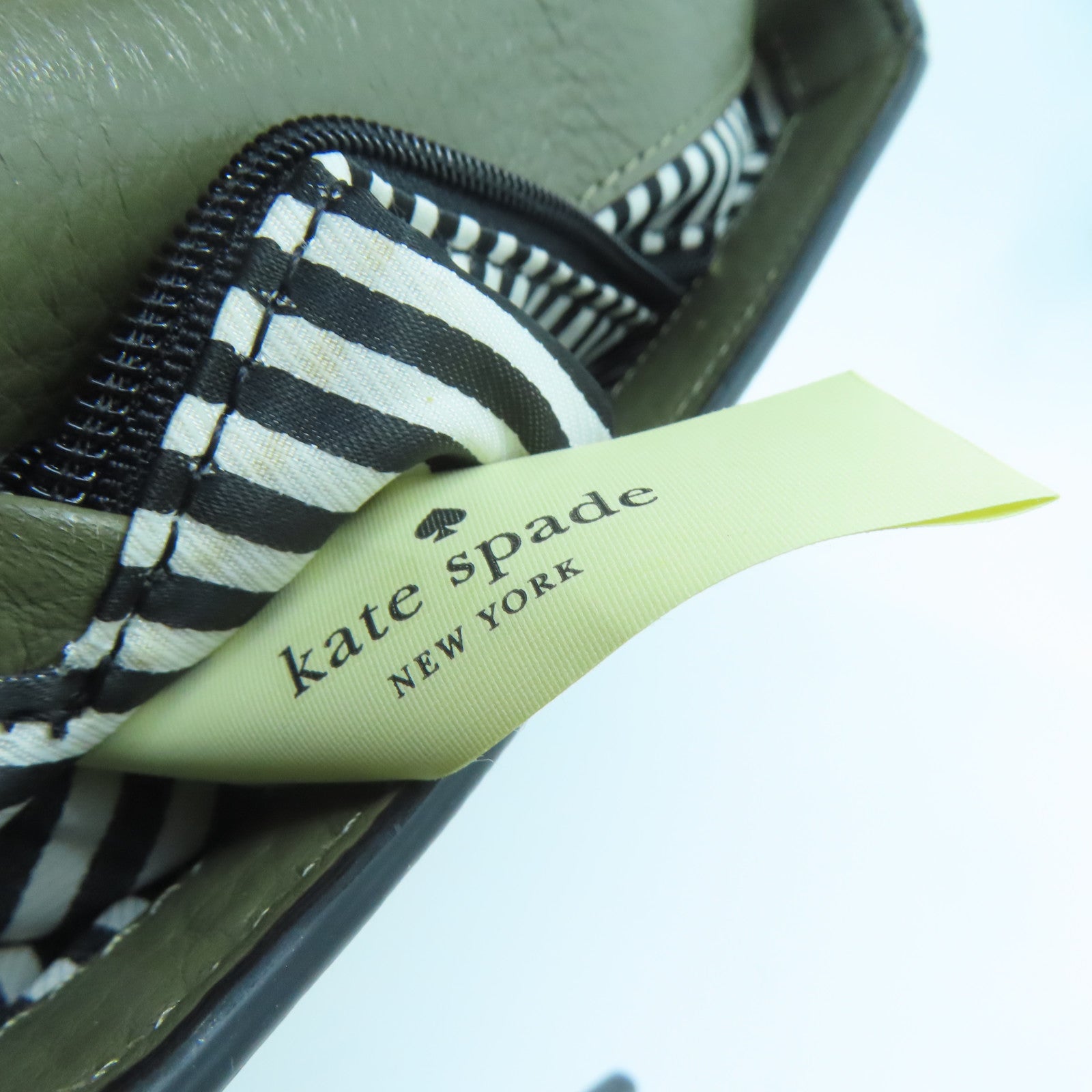 Kate Spade 牛皮皮革Waist Bag金扣腰包綠色