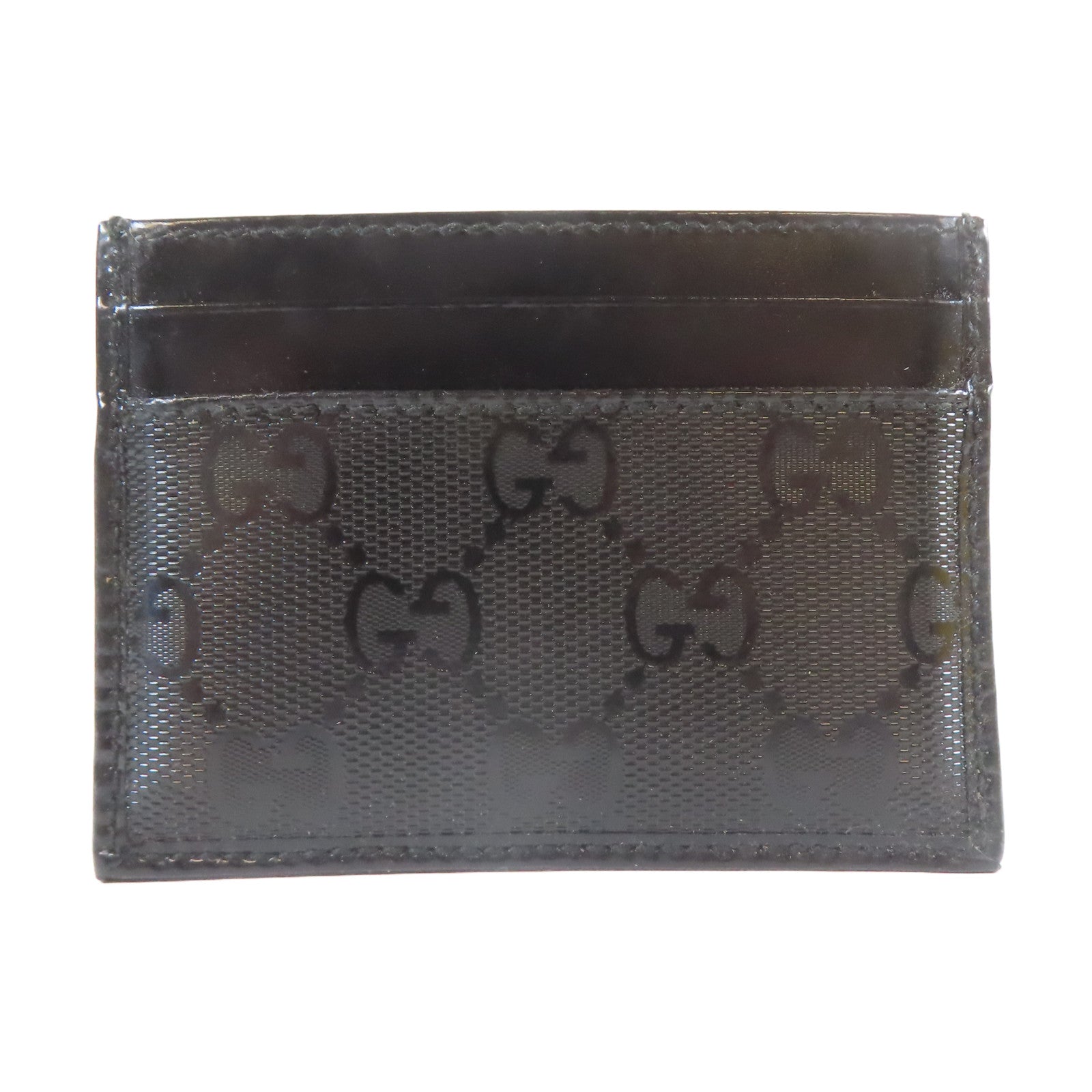GUCCI 塗層帆布Card Case卡片套黑色