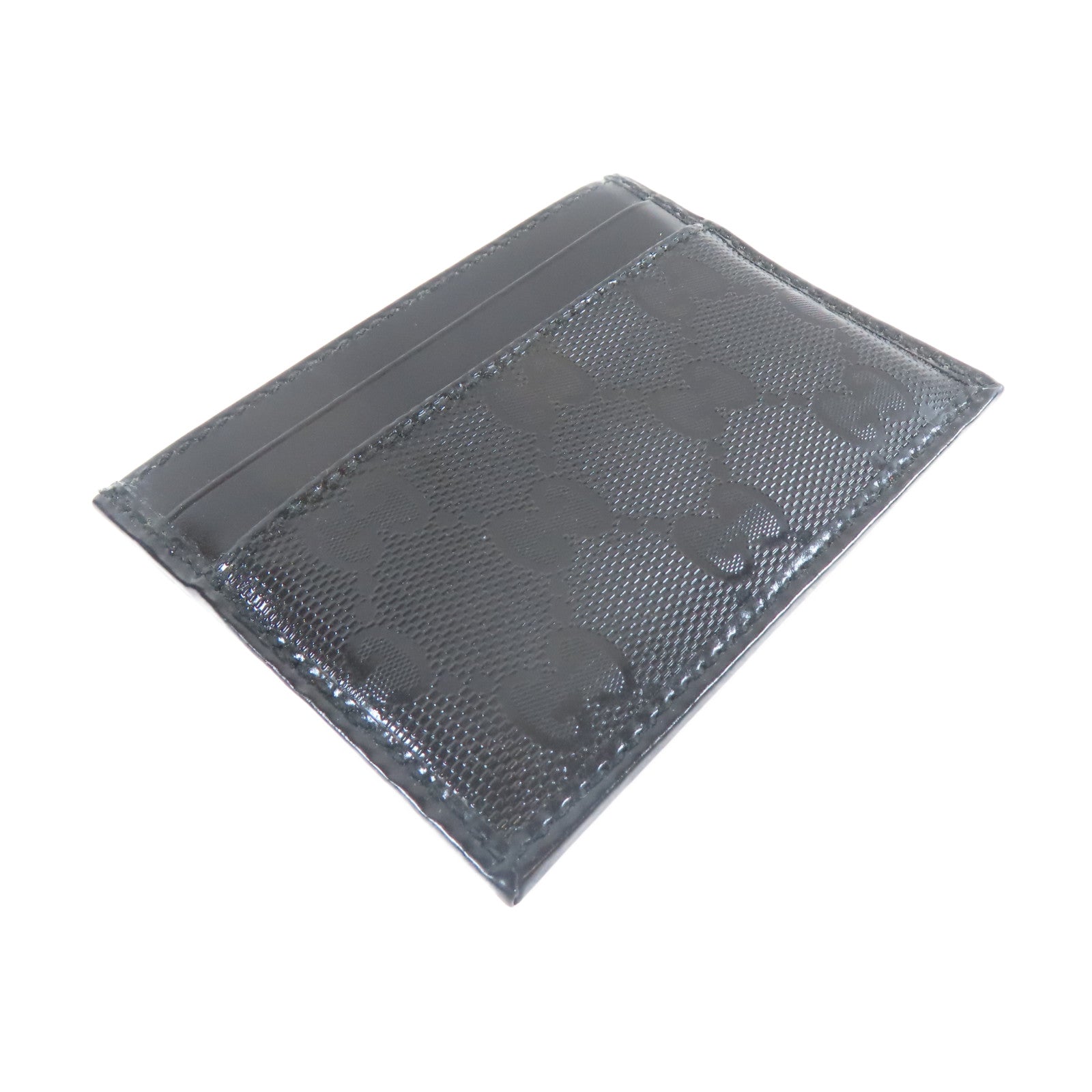 GUCCI 塗層帆布Card Case卡片套黑色