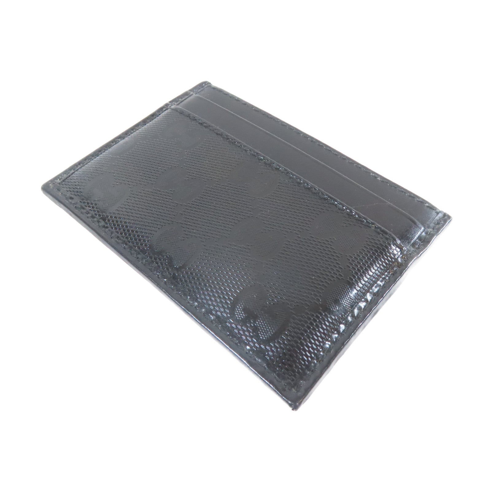 GUCCI 塗層帆布Card Case卡片套黑色